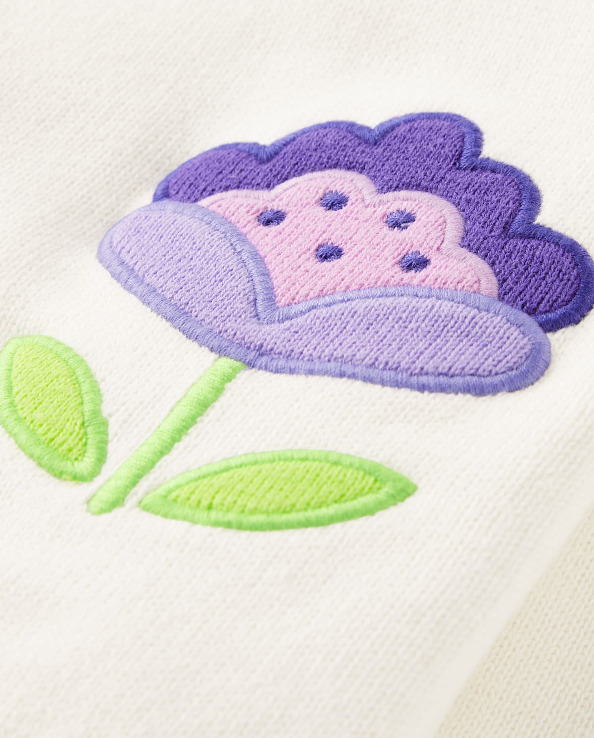Детские кардиганы Gymboree Girls Embroidered Floral Cardigan - Lovely Lavender — фото 2