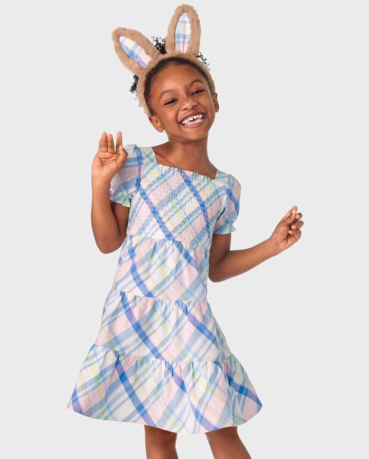 Детские аксессуары для волос Gymboree Kids Plaid Bunny Ears Headband - Spring Celebrations