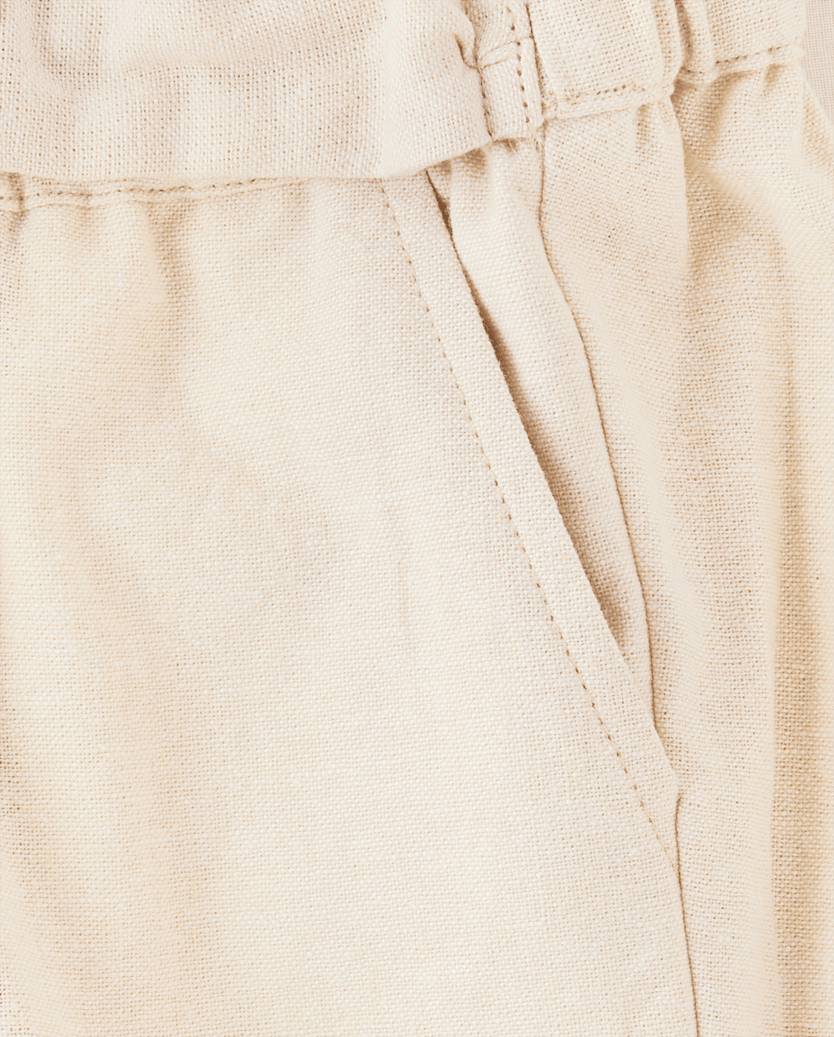 Gymboree Girls Tie Linen-Blend Pull On Pants — фото 2