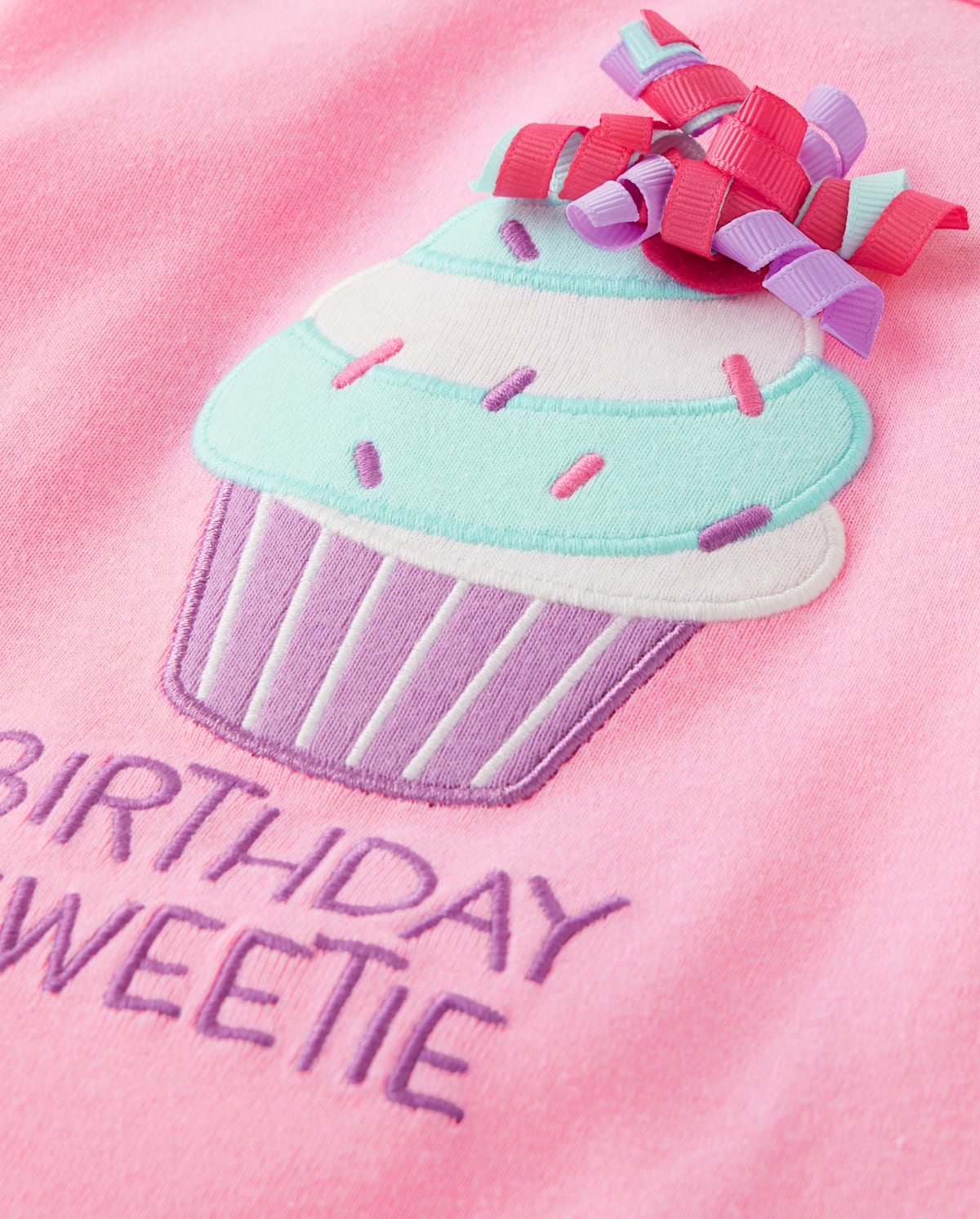 Детские топы Gymboree Girls Embroidered Cupcake Top - Birthday Boutique