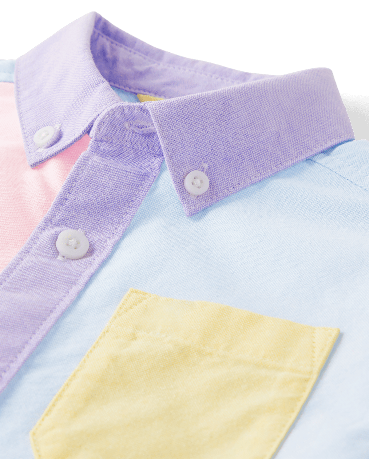 Детские рубашки Gymboree Boys Colorblock Oxford Button Up Shirt - Spring Celebrations