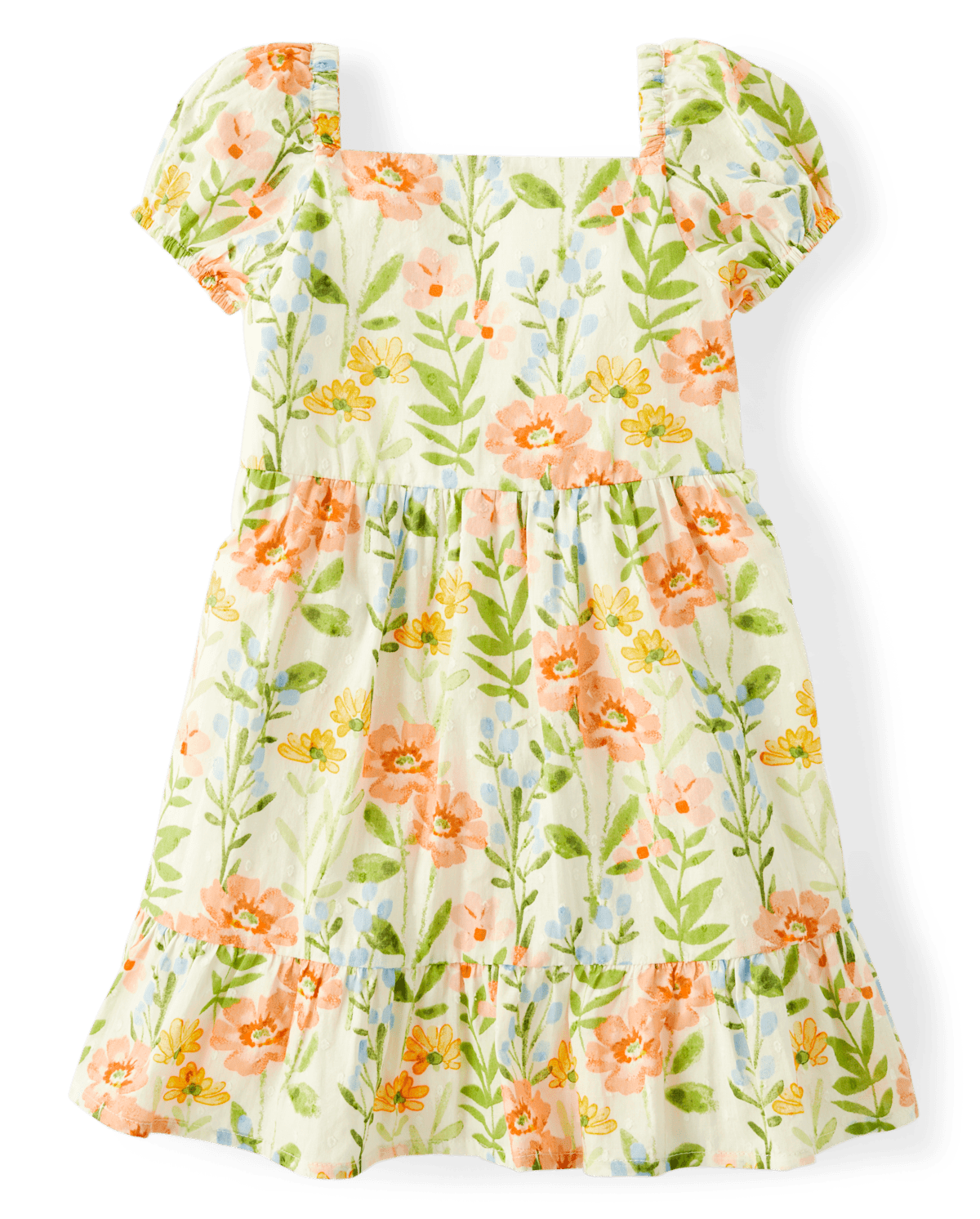Детские платья Gymboree Girls Floral Ruffle Dress - Prairie Fields