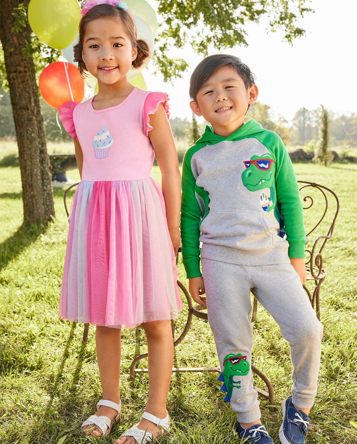 Детские худи Gymboree Boys Embroidered Dino Fleece - Birthday Boutique — фото 3