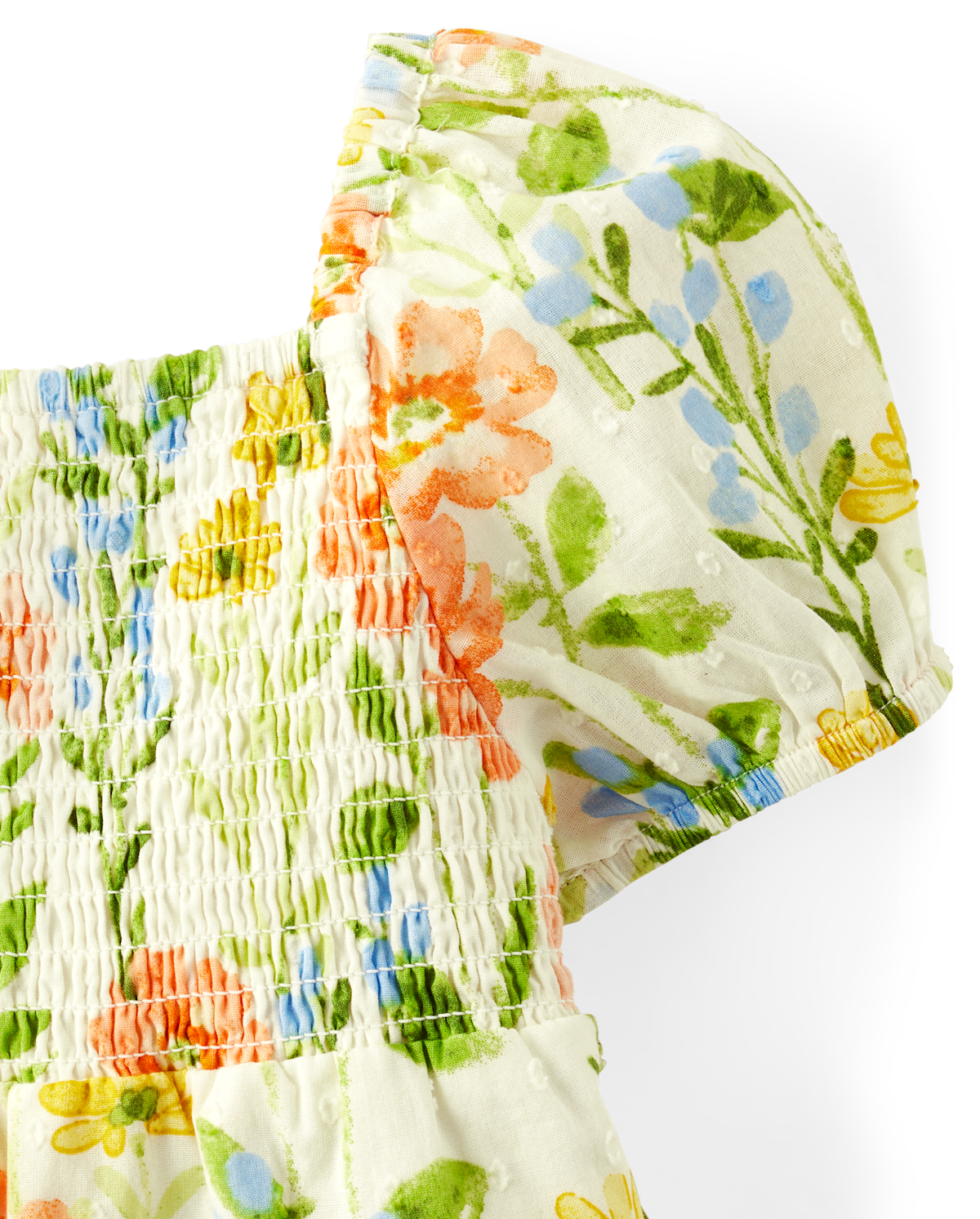 Детские топы Gymboree Girls Smocked Floral Top - Prairie Fields — фото 2