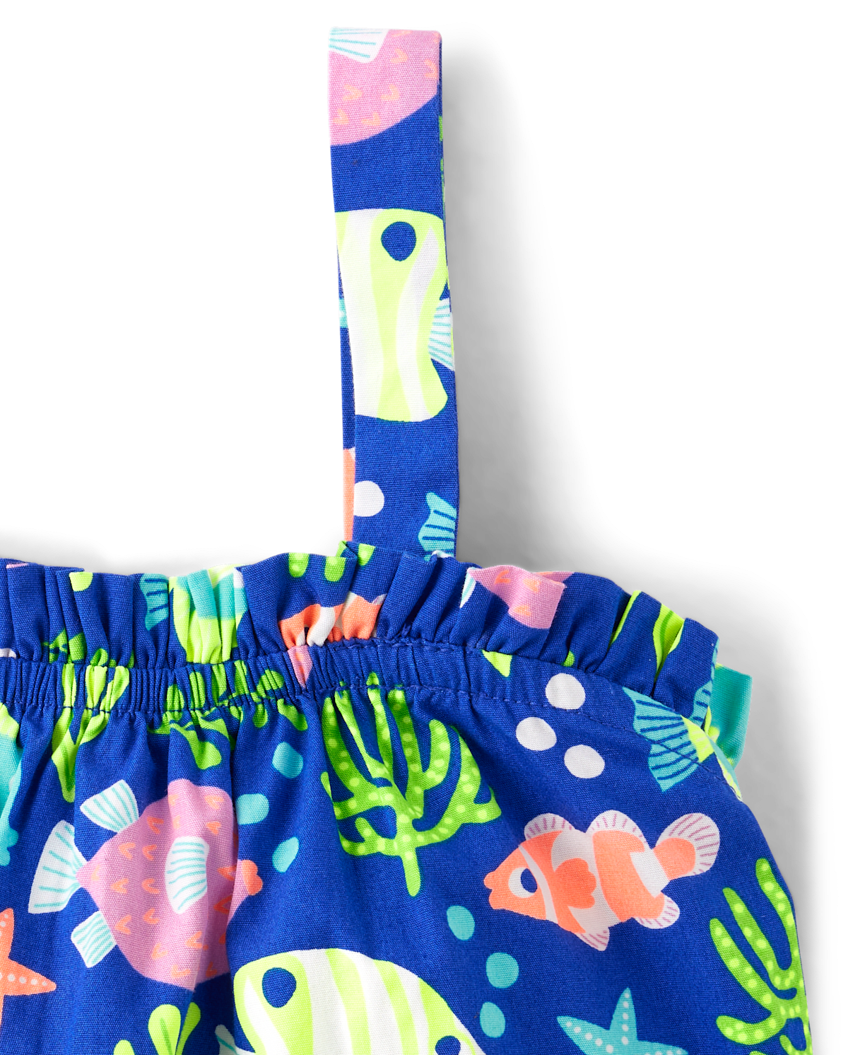 Детские платья Gymboree Girls Fish Ruffle Dress - Splish-Splash — фото 2
