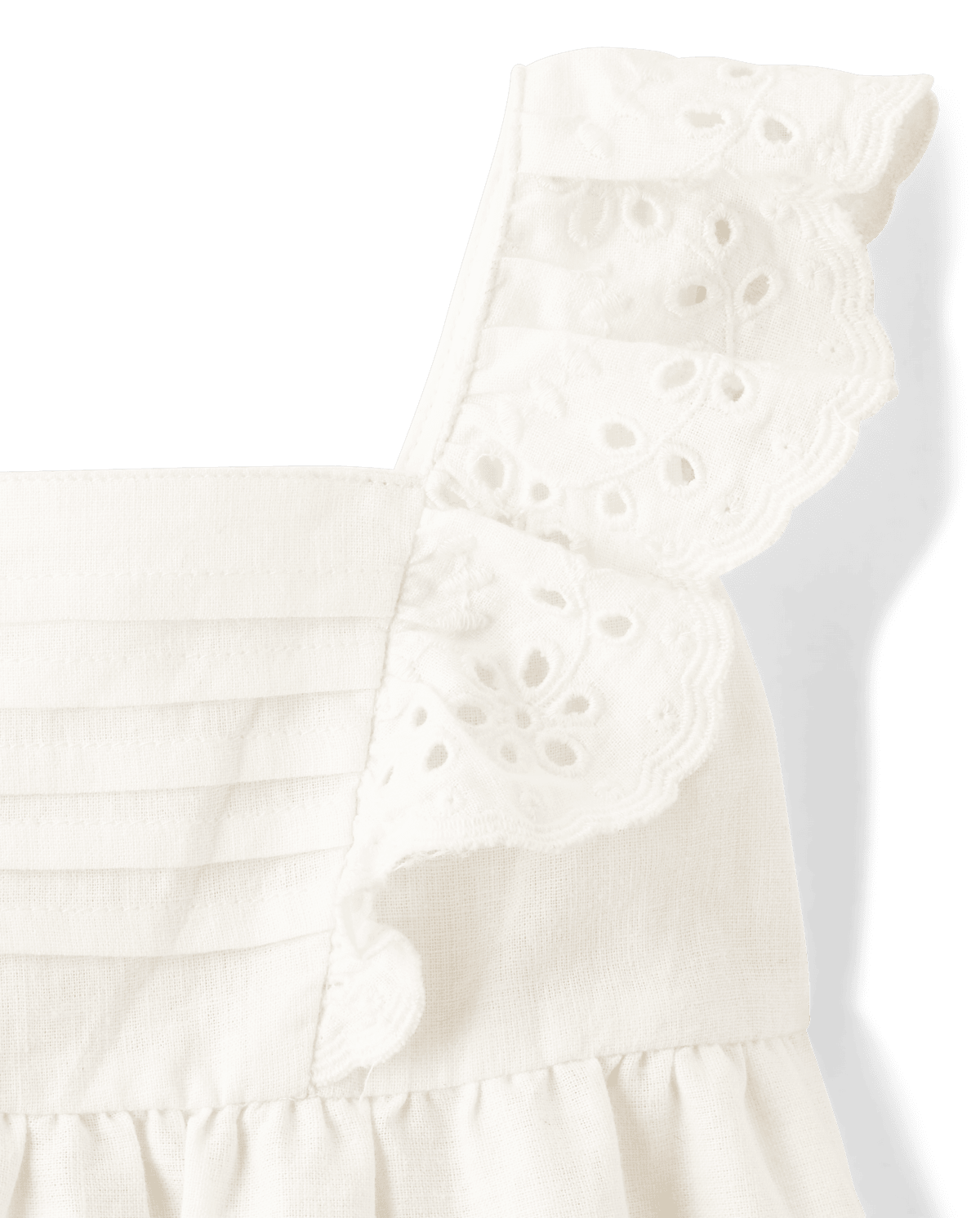 Детские платья Gymboree Baby Girls Mommy And Me Eyelet Linen-Blend Flutter Dress