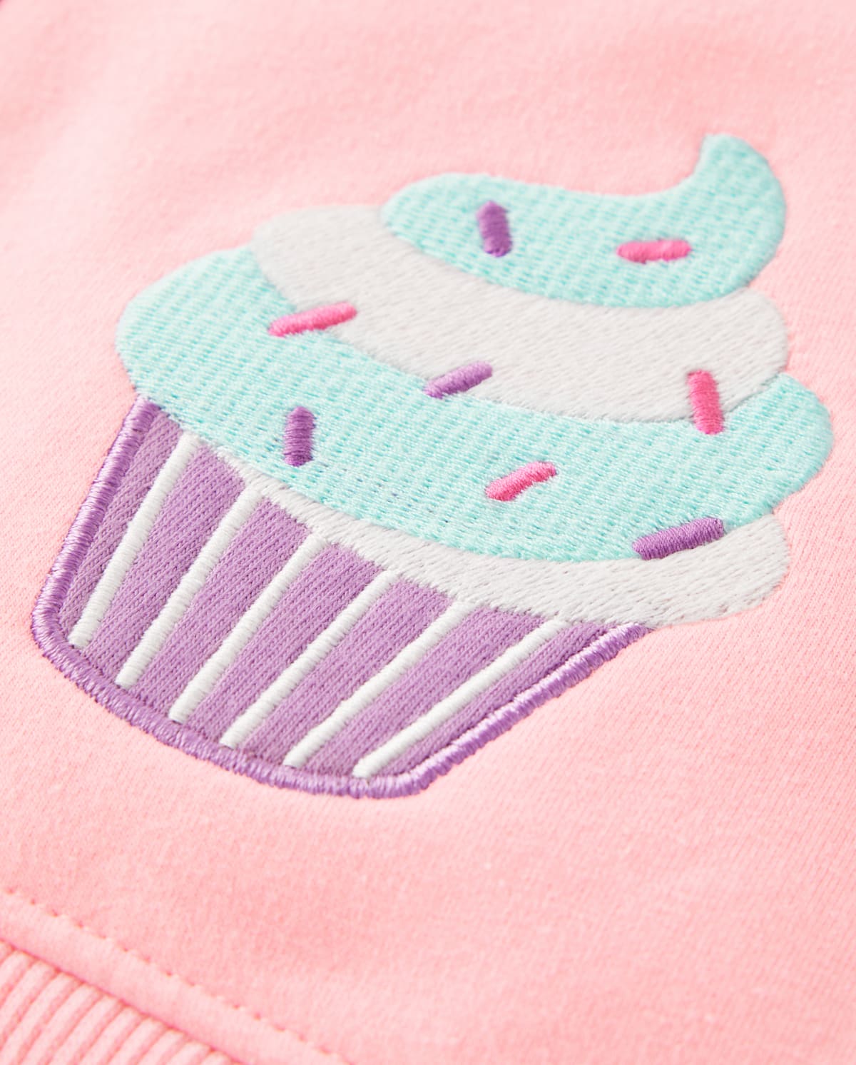 Детские худи Gymboree Girls Embroidered Cupcake Fleece Zip Up - Birthday Boutique