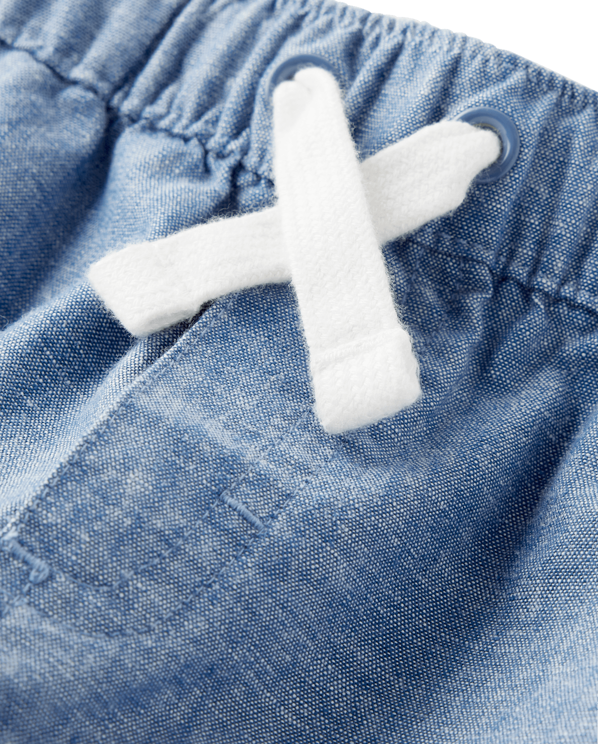 Детские шорты Gymboree Boys Chambray Pull On Shorts - Prairie Fields