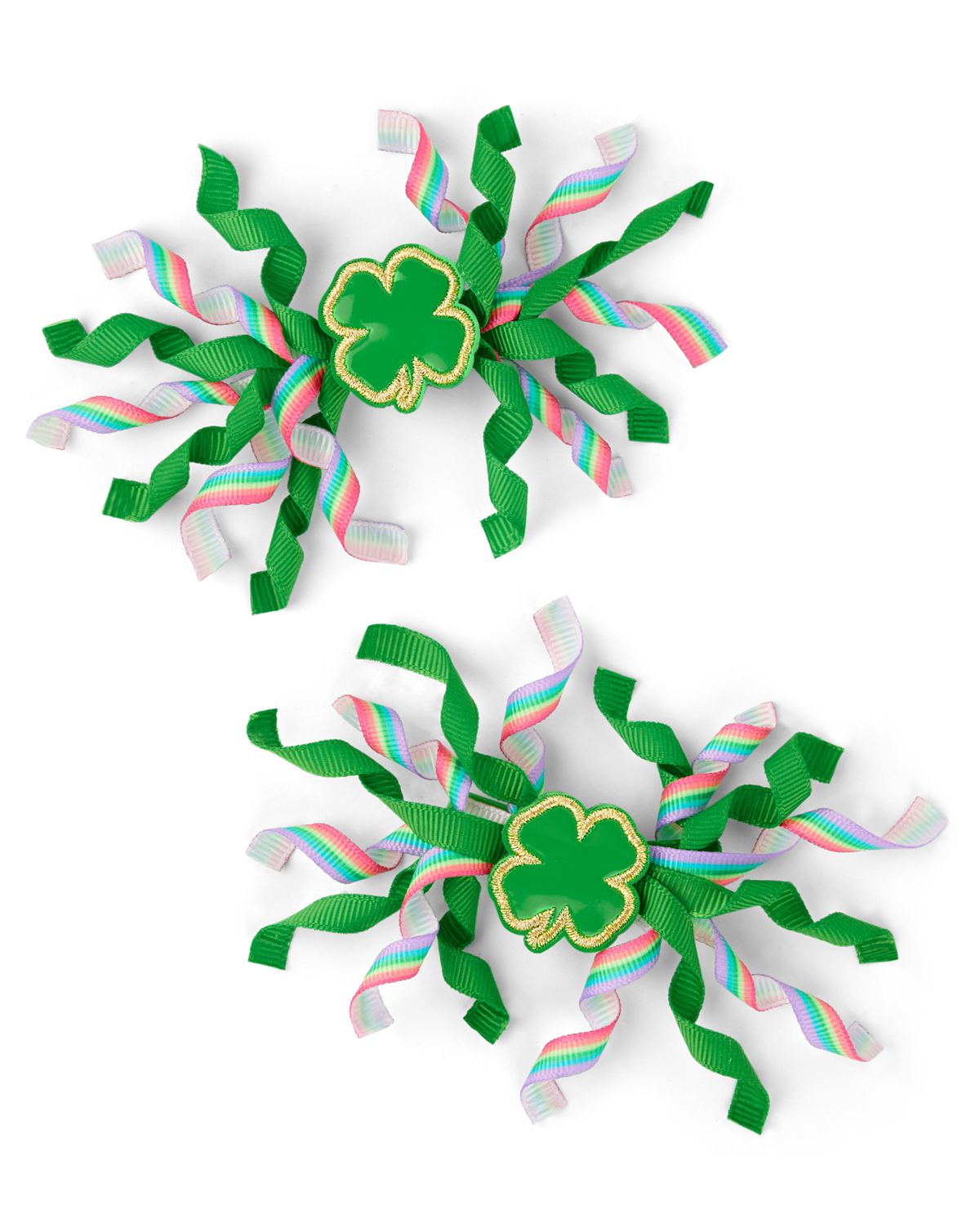 Детские аксессуары Gymboree Girls Shamrock Curly Hair Clips 2-Pack - Little Leprechaun