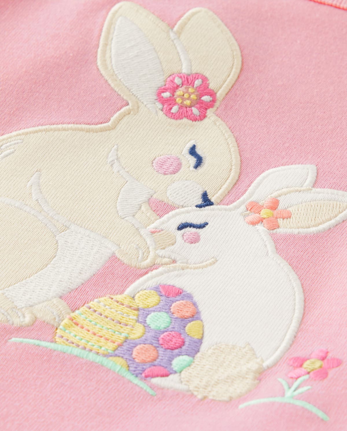 Детские топы Gymboree Girls Embroidered Bunny Top - Spring Celebrations