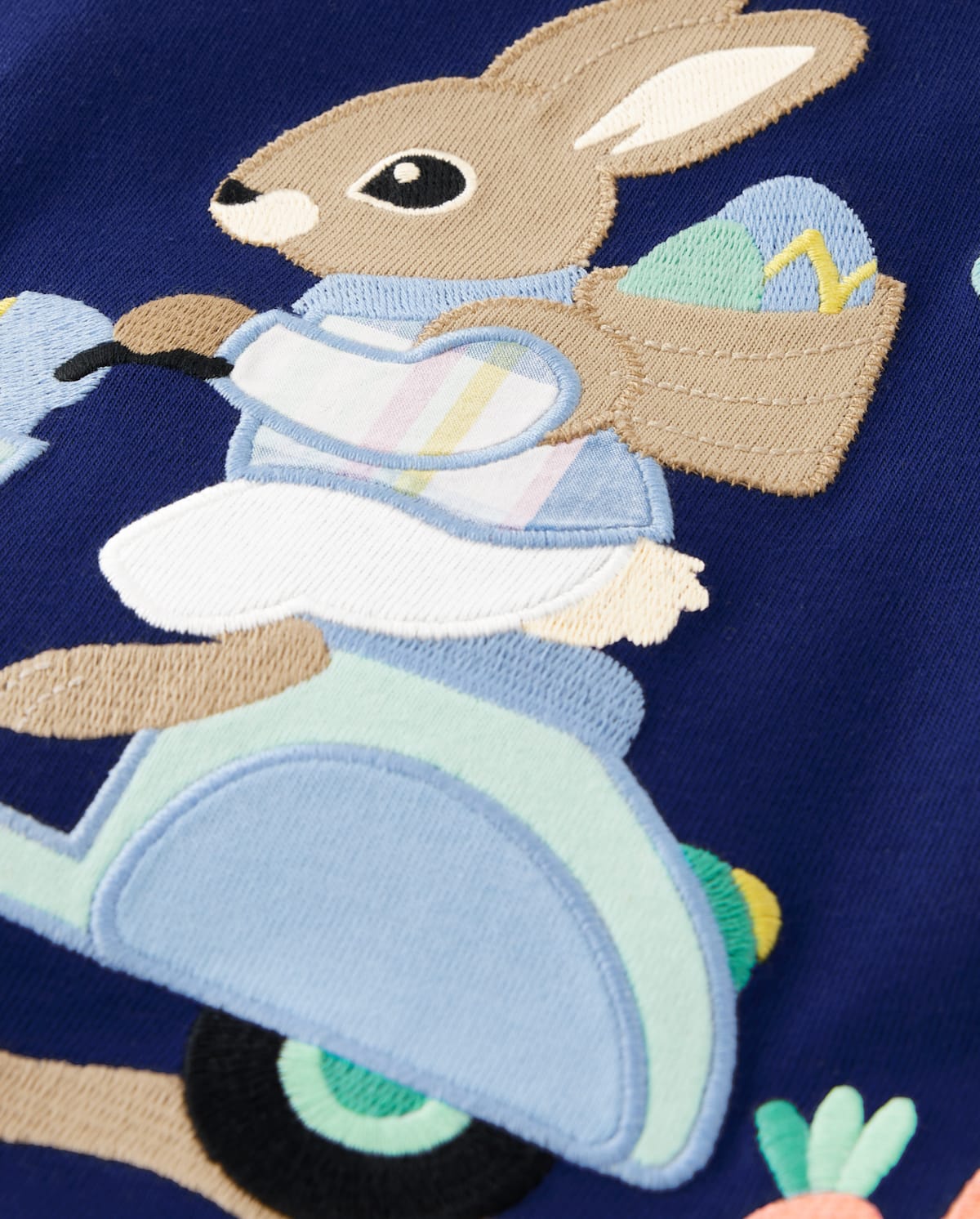 Детские топы Gymboree Boys Embroidered Bunny Scooter Top - Spring Celebrations