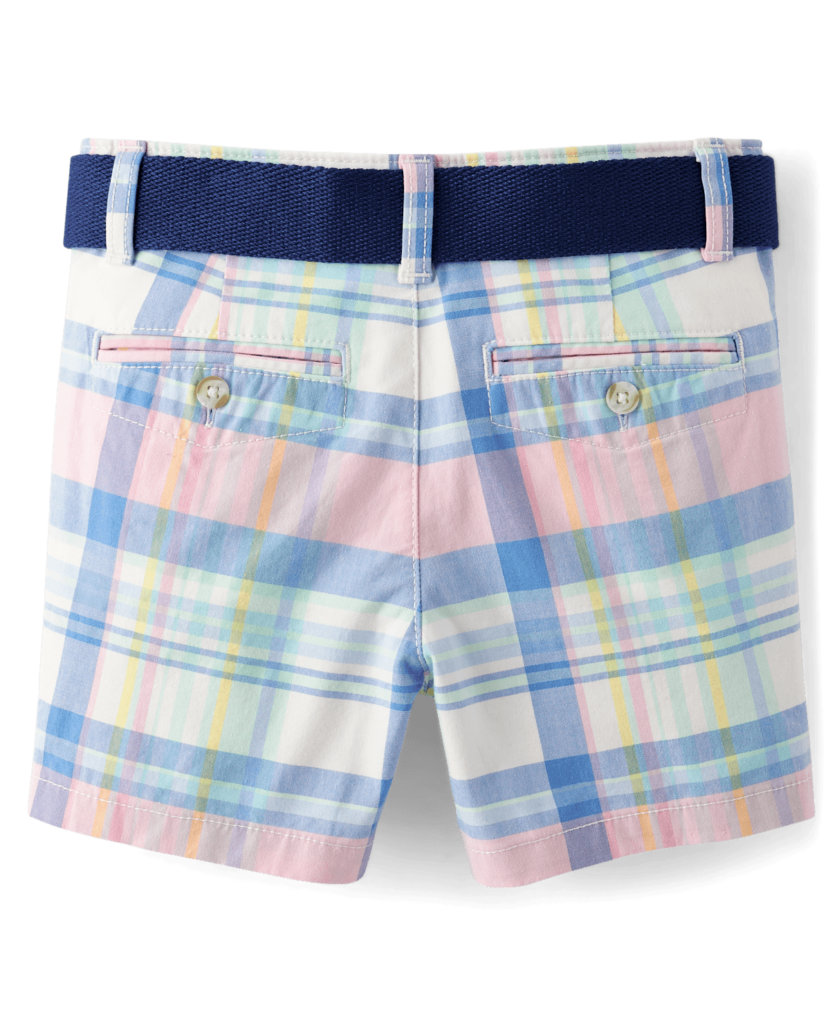 Детские шорты Gymboree Boys Plaid Belted Chino Shorts - Spring Celebrations — фото 3