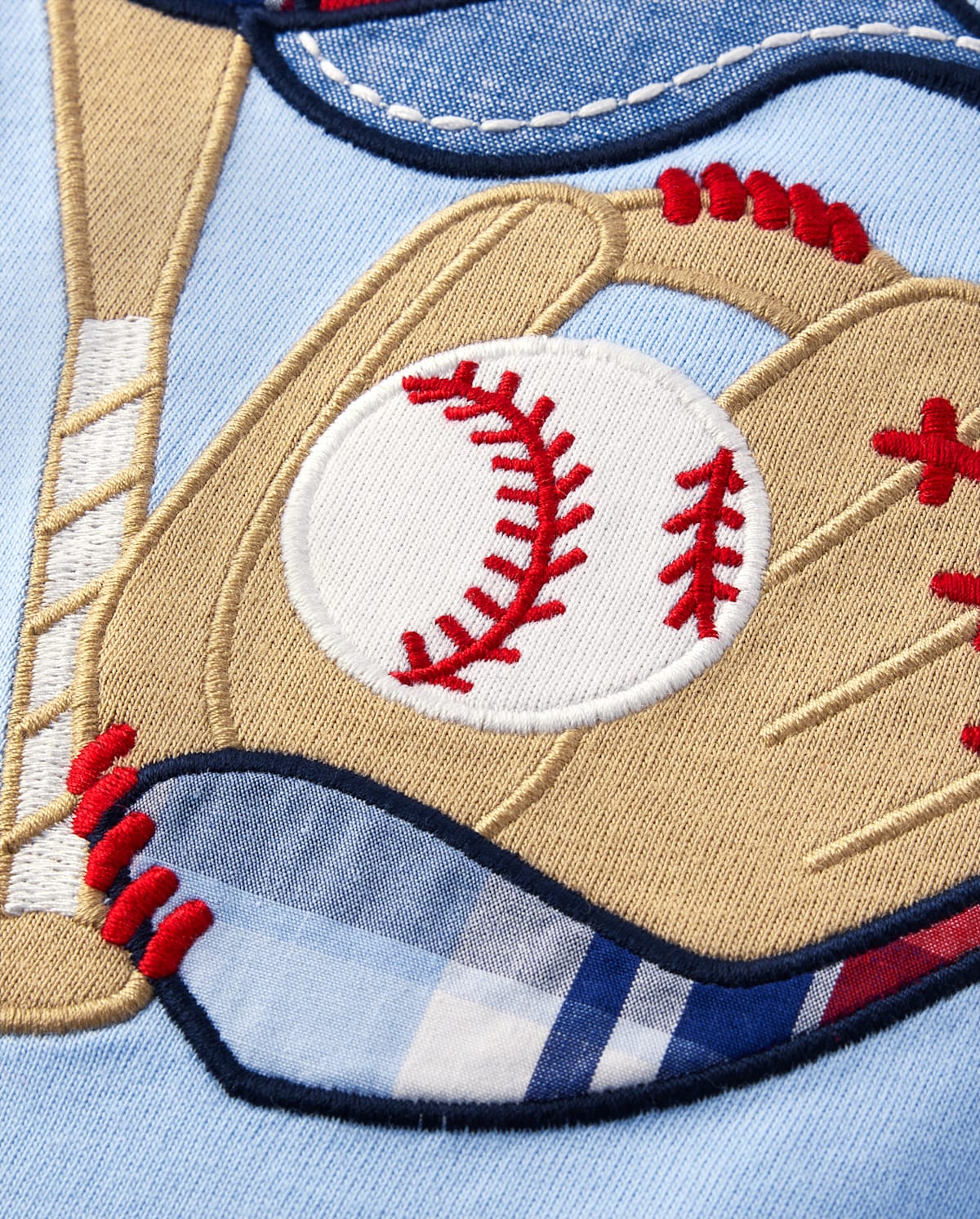 Детские топы Gymboree Boys Embroidered Baseball Top - Baseball Champ