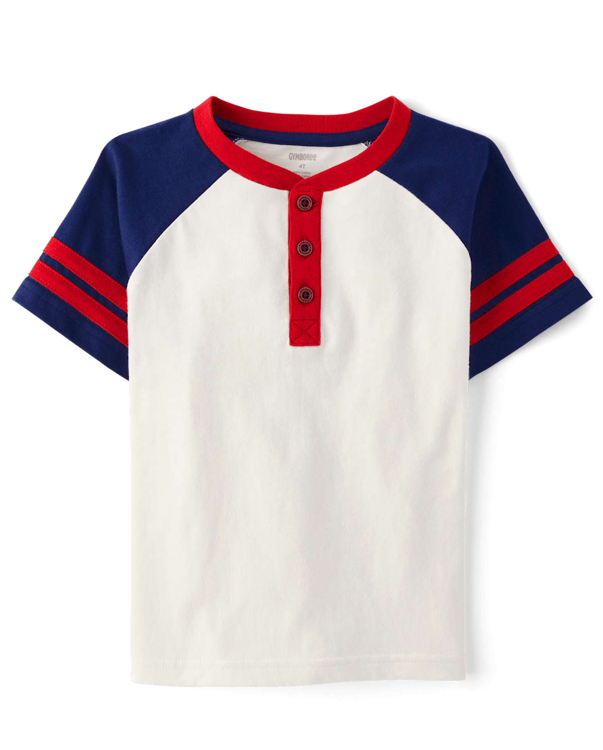 Детские топы Gymboree Boys Henley Top - Baseball Champ
