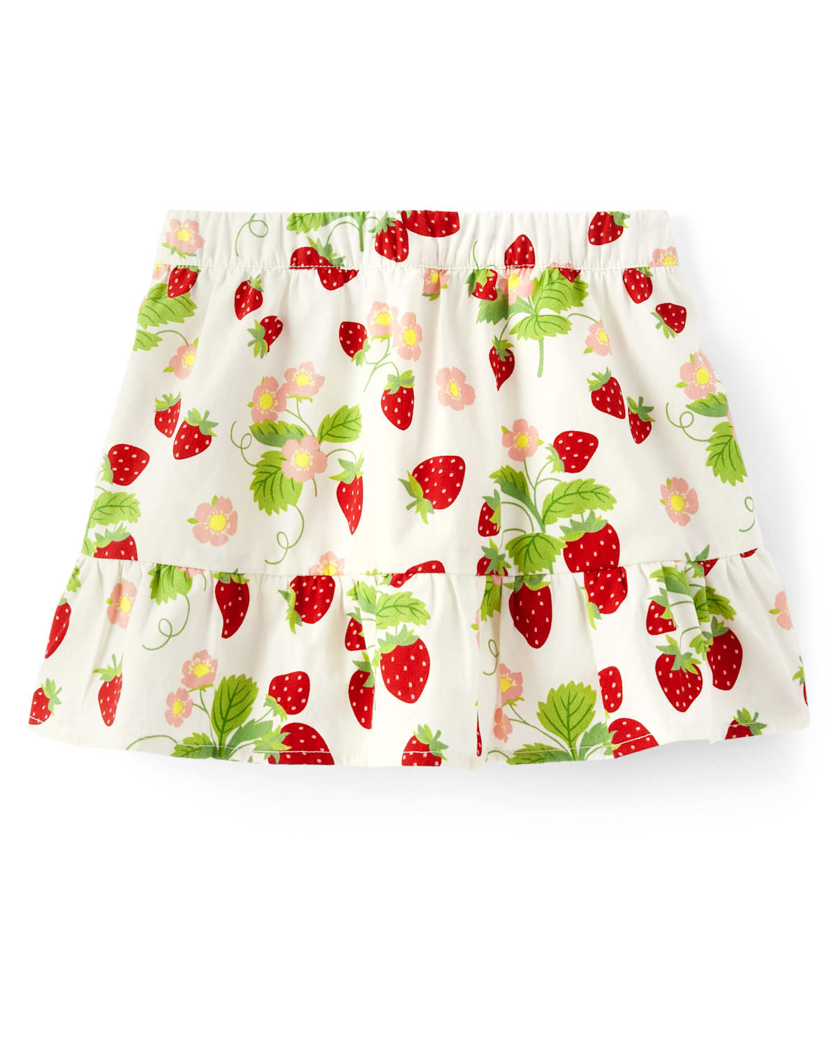 Детские юбки Gymboree Girls Strawberry Ruffle Skort - Strawberry Sweetie