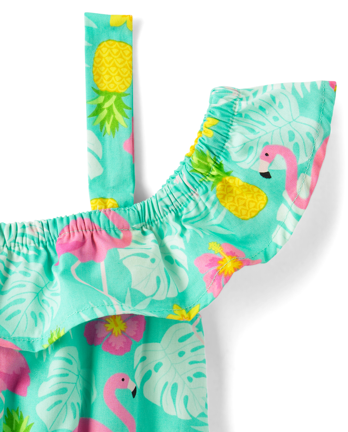 Детские платья Gymboree Girls Tropical Ruffle Dress - Seaside Palms