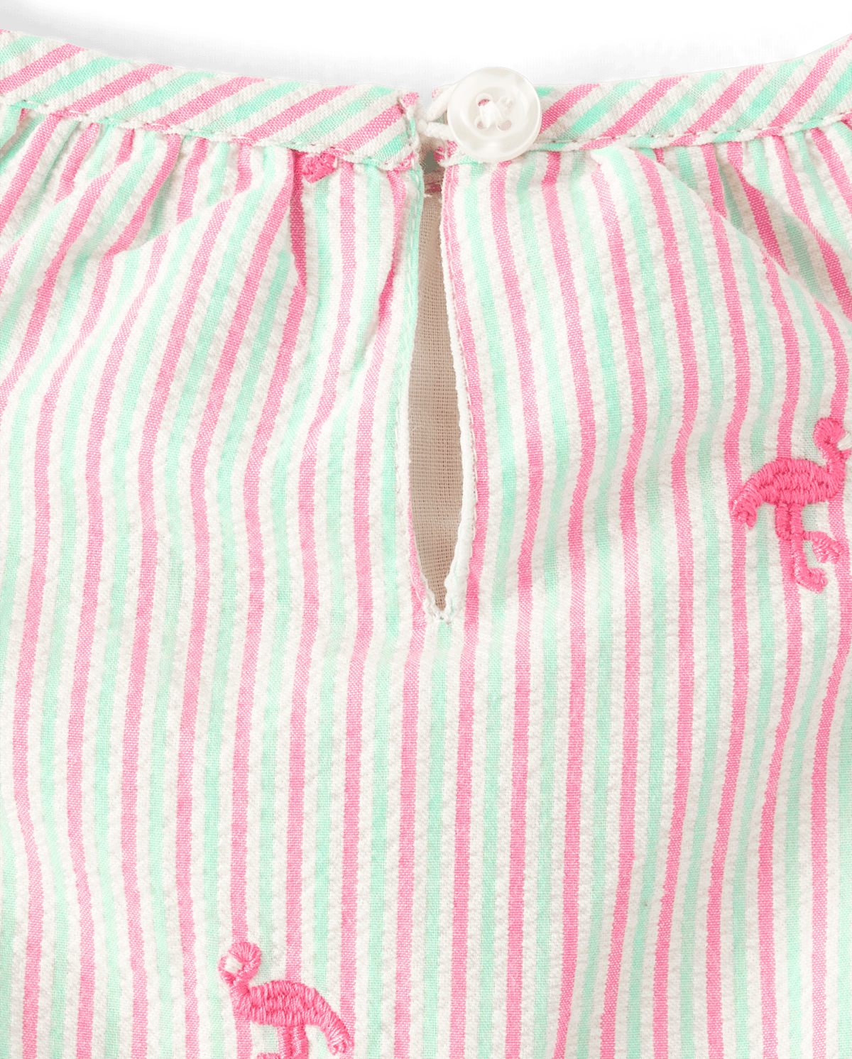 Детские платья Gymboree Girls Schiffli Flamingo Tiered Dress - Seaside Palms — фото 2