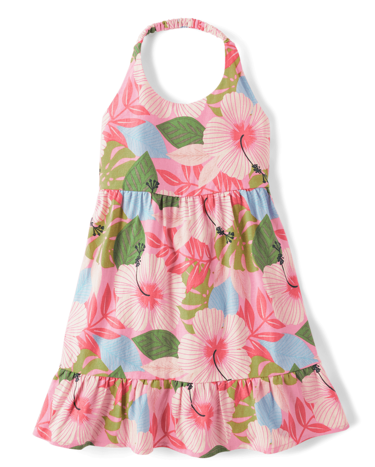 Детские платья Gymboree Girls Tropical Ruffle Dress - Little Essentials