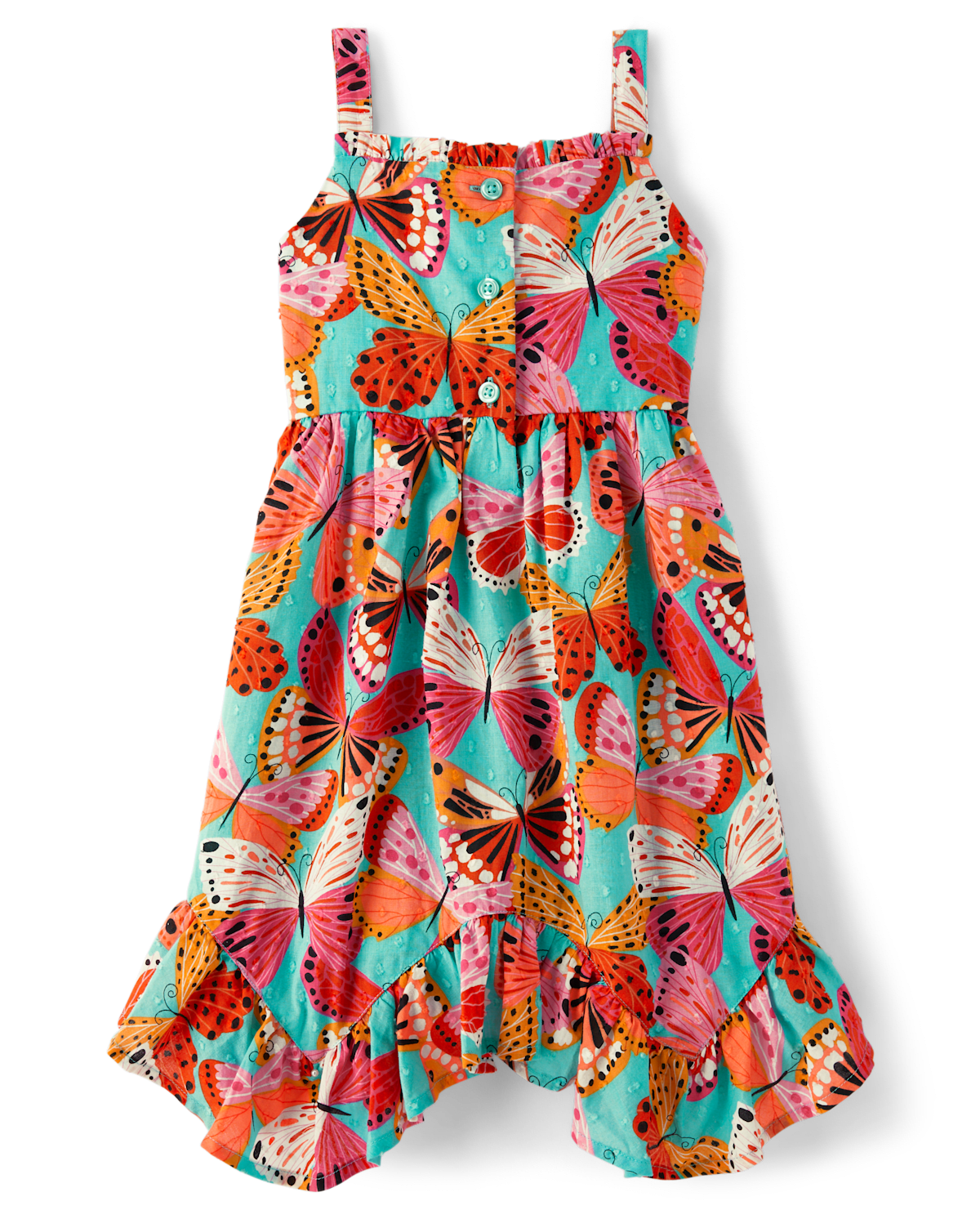 Детские платья Gymboree Girls Butterfly Hanky Hem Dress - Little Essentials — фото 3
