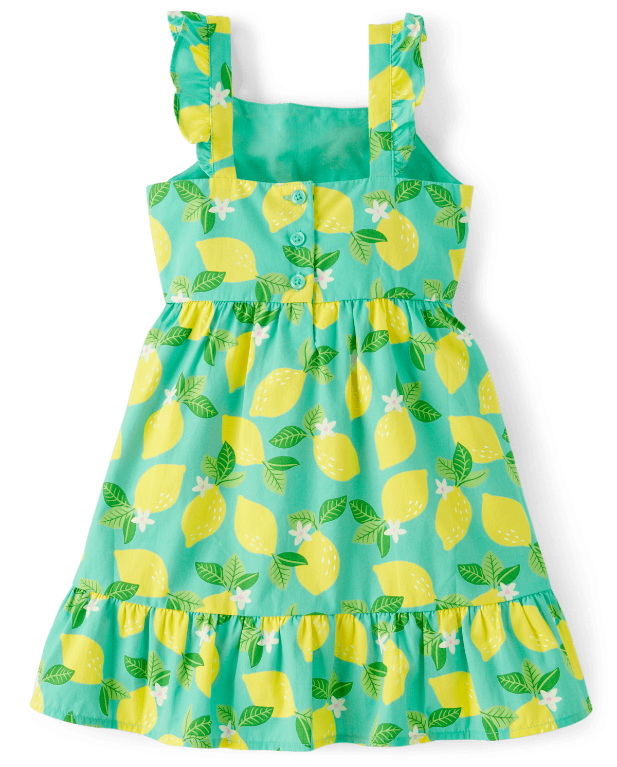 Детские платья Gymboree Girls Lemon Ruffle Dress - Little Essentials — фото 2