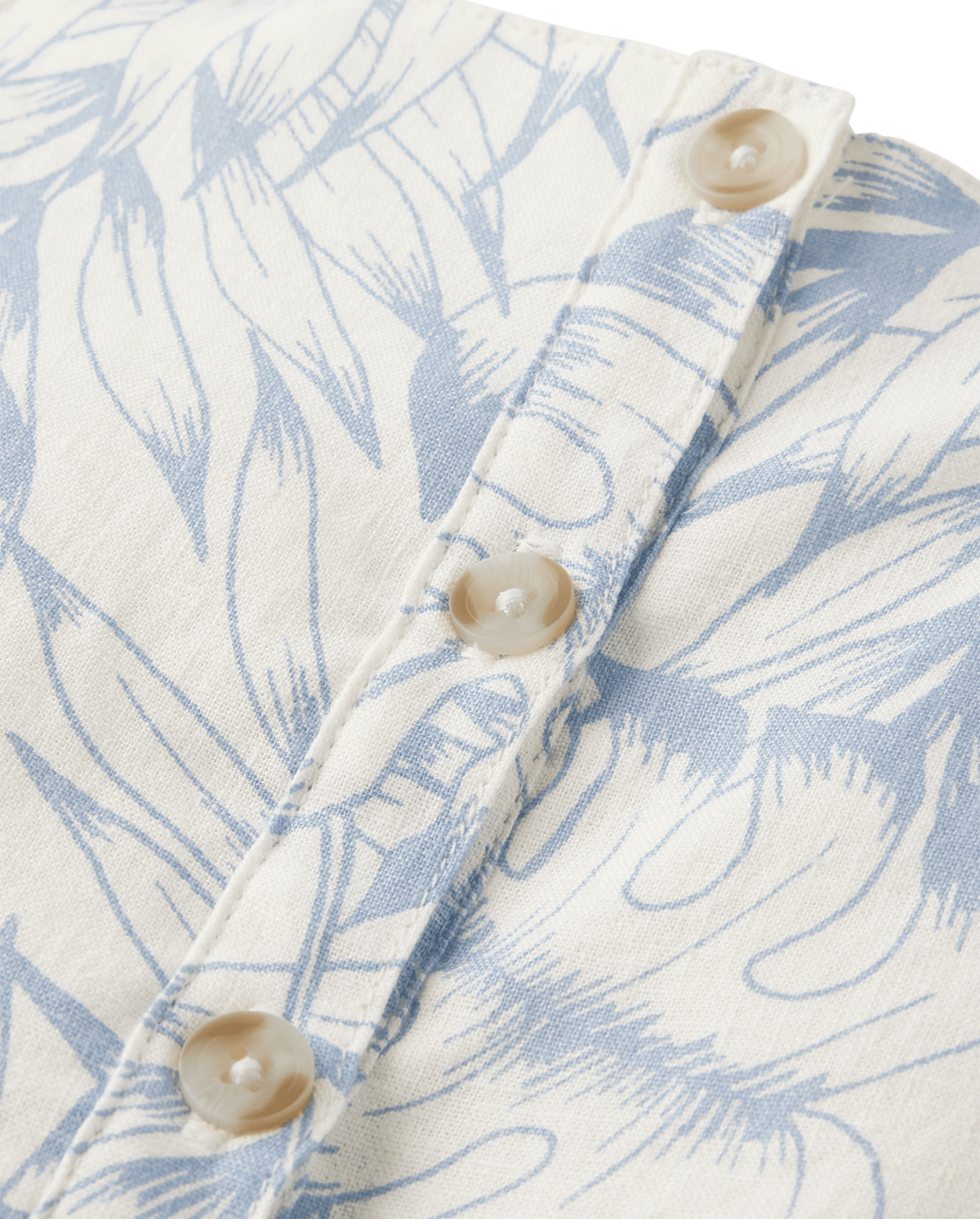 Детские платья Gymboree Girls Matching Family Palm Leaf Linen-Blend Ruffle Dress - Little Essentials
