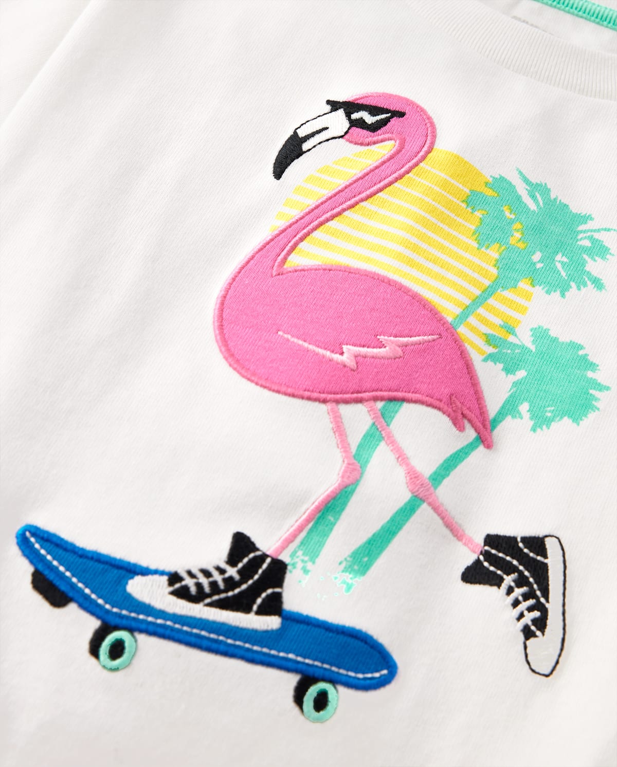 Детские топы Gymboree Boys Embroidered Flamingo Top - Seaside Palms