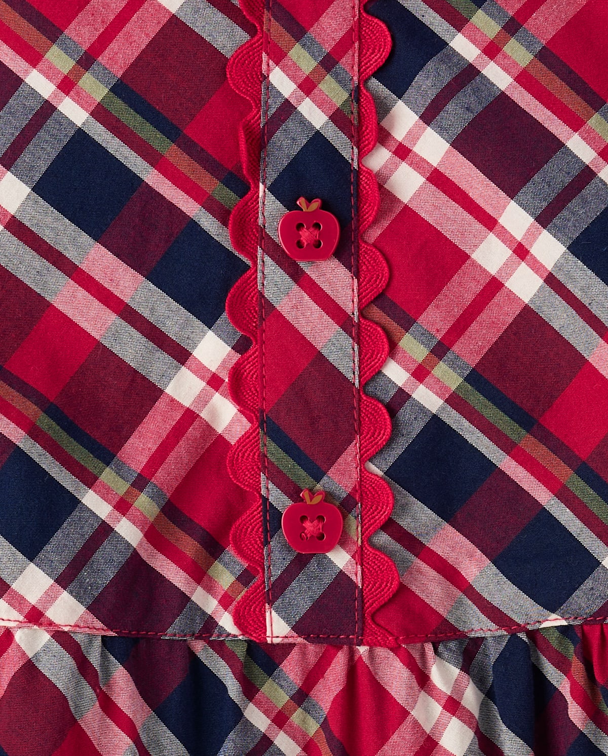 Детские платья Gymboree Girls Plaid Poplin Ruffle Dress - Classroom Cutie — фото 2