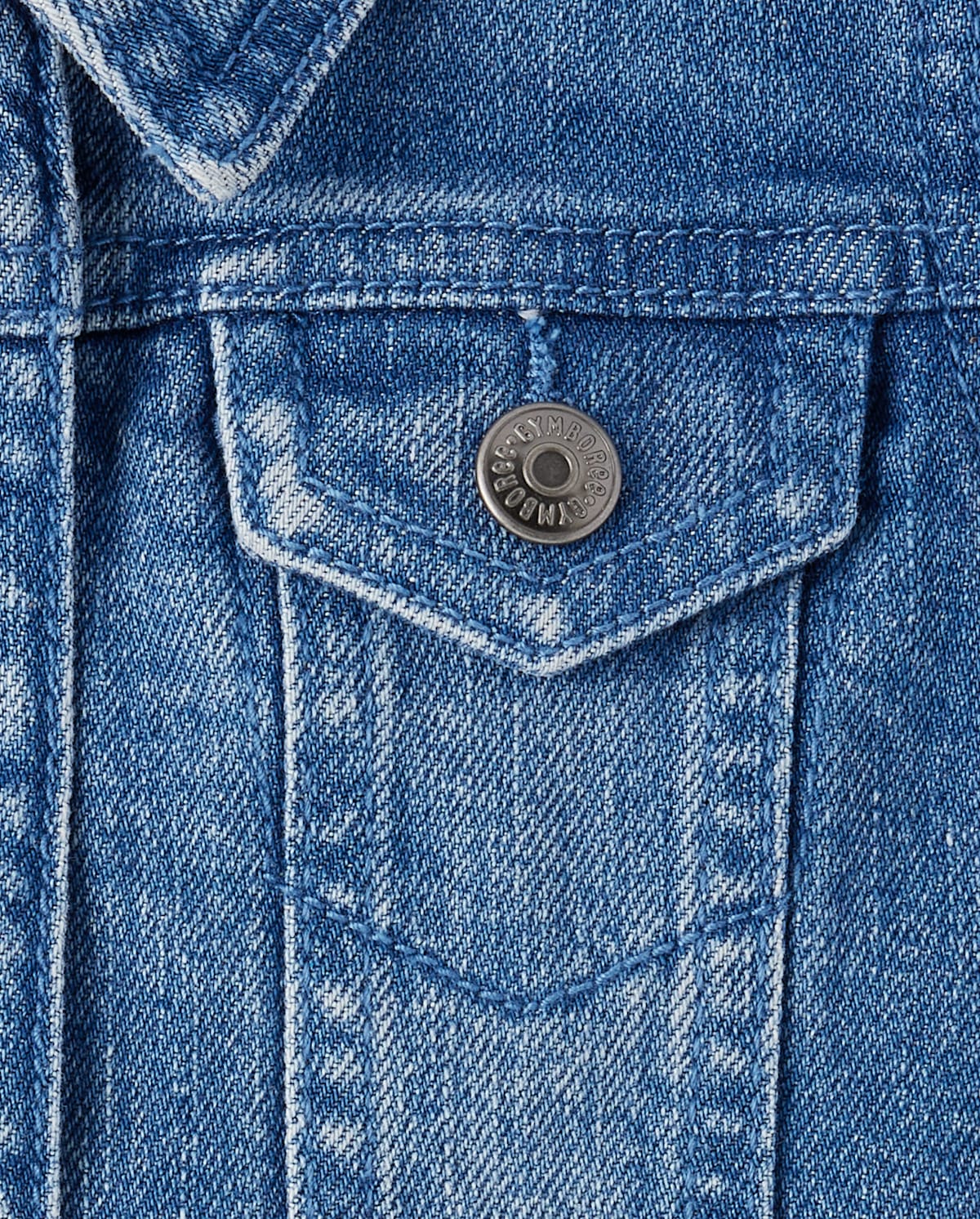 Детские жилеты Gymboree Girls Ruffle Denim Cropped Vest - Country Charm — фото 2