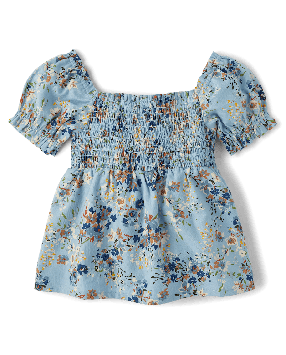 Детские брелоки Gymboree Girls Floral Flannel Smocked Top - Country Charm