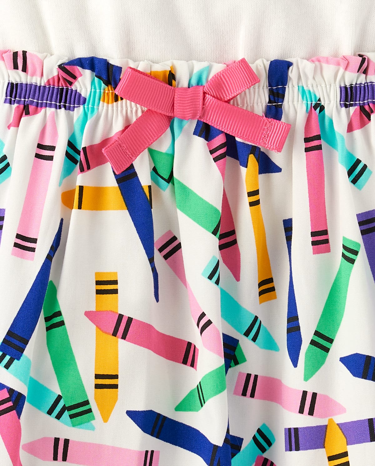 Детские платья Gymboree Girls Embroidered Crayon Fit And Flare Dress - Classroom Cutie — фото 2