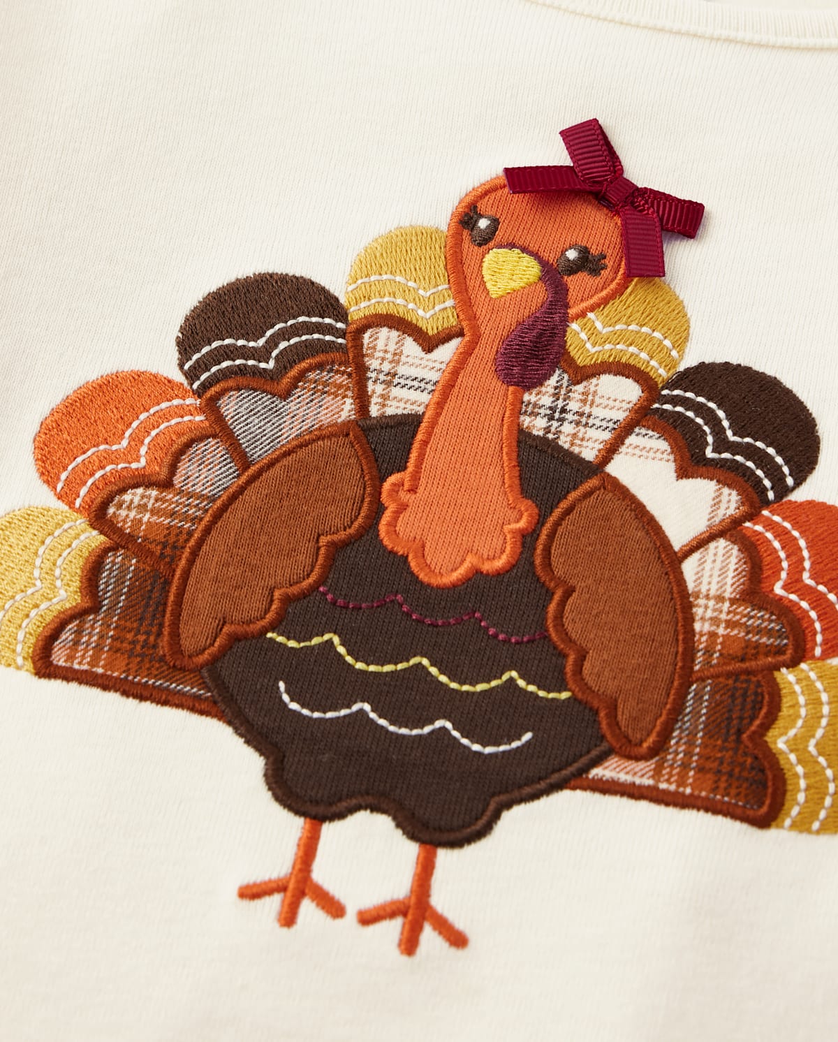 Детские топы Gymboree Girls Embroidered Turkey Top - Autumn Adventures