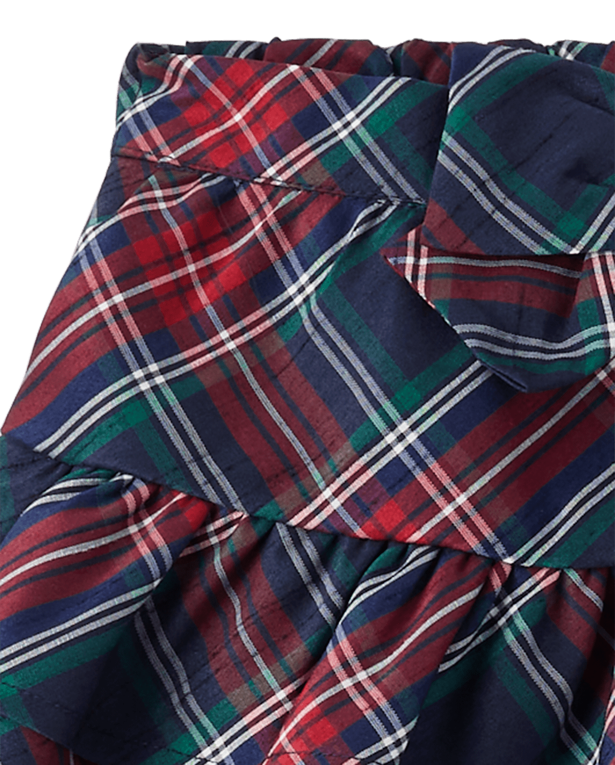 Детские юбки Gymboree Girls Plaid Tiered Skirt - Royal Christmas — фото 3