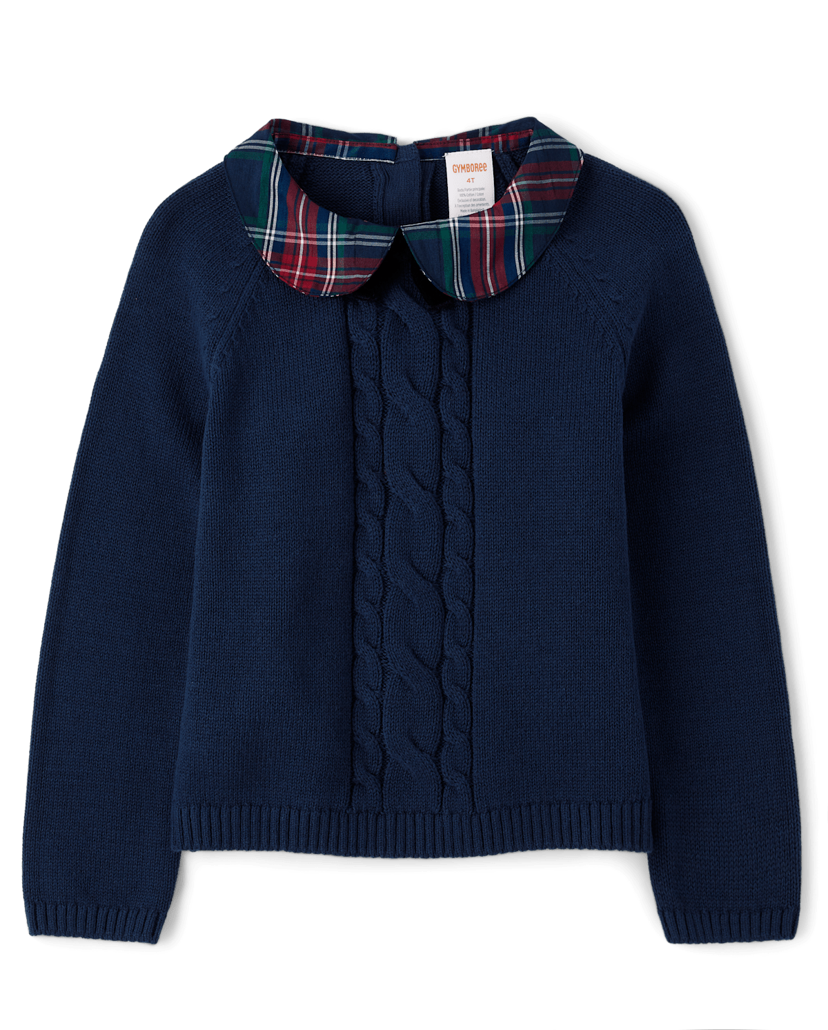 Детские свитеры Gymboree Girls Bow Cable Knit Sweater - Royal Christmas