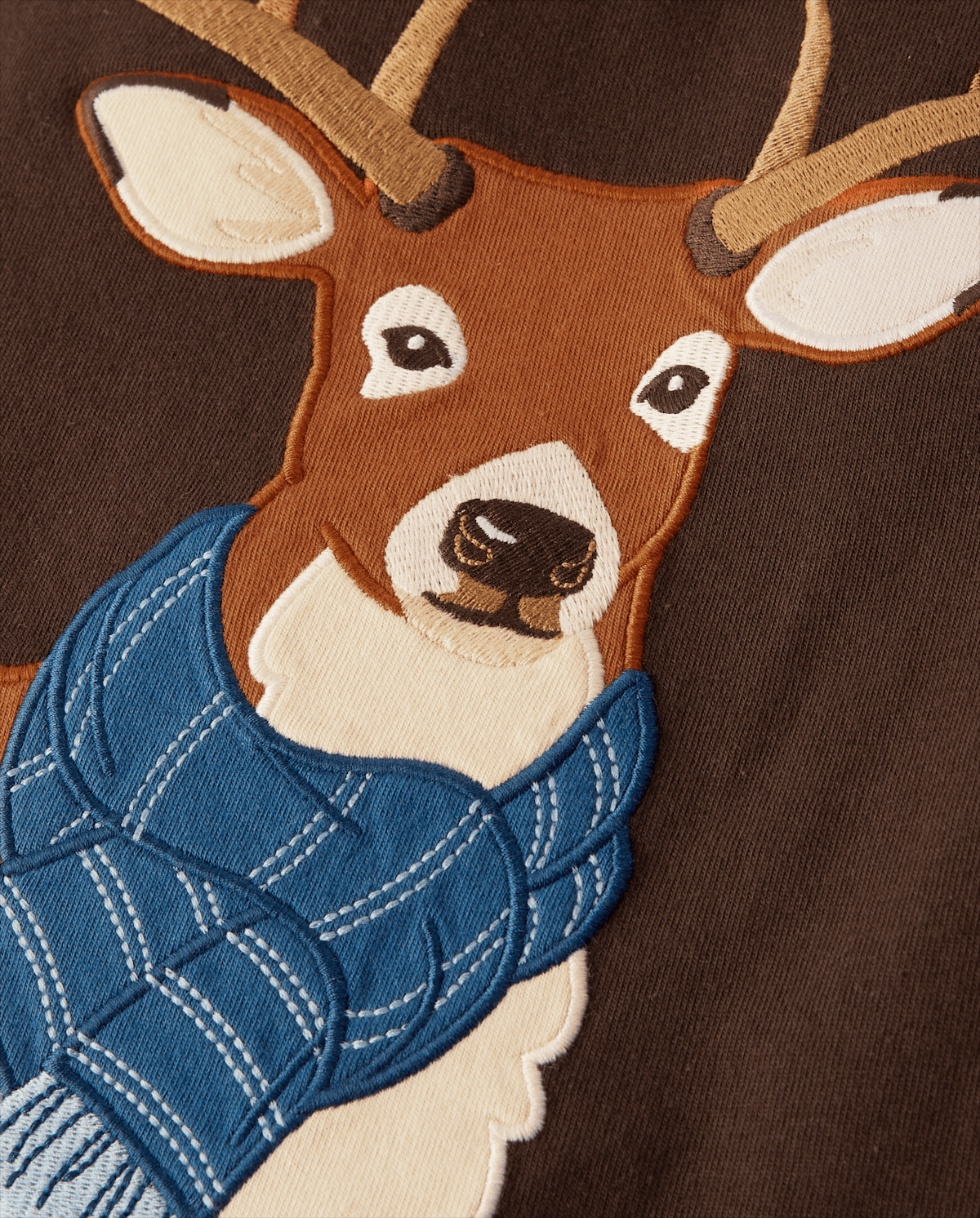 Детские брелоки Gymboree Boys Embroidered Deer Layered Top - Country Charm
