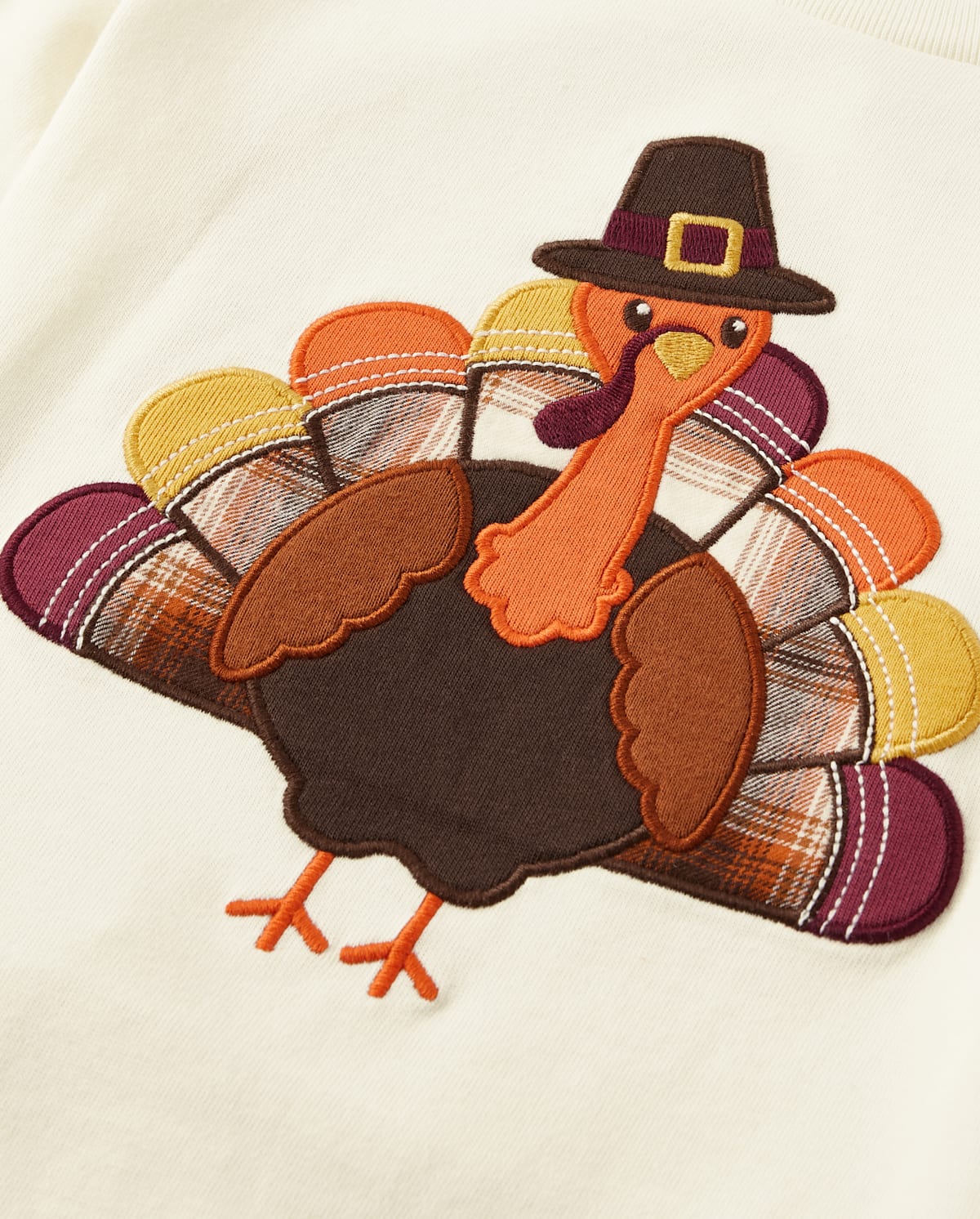 Детские топы Gymboree Boys Embroidered Turkey Layered Top - Autumn Adventures
