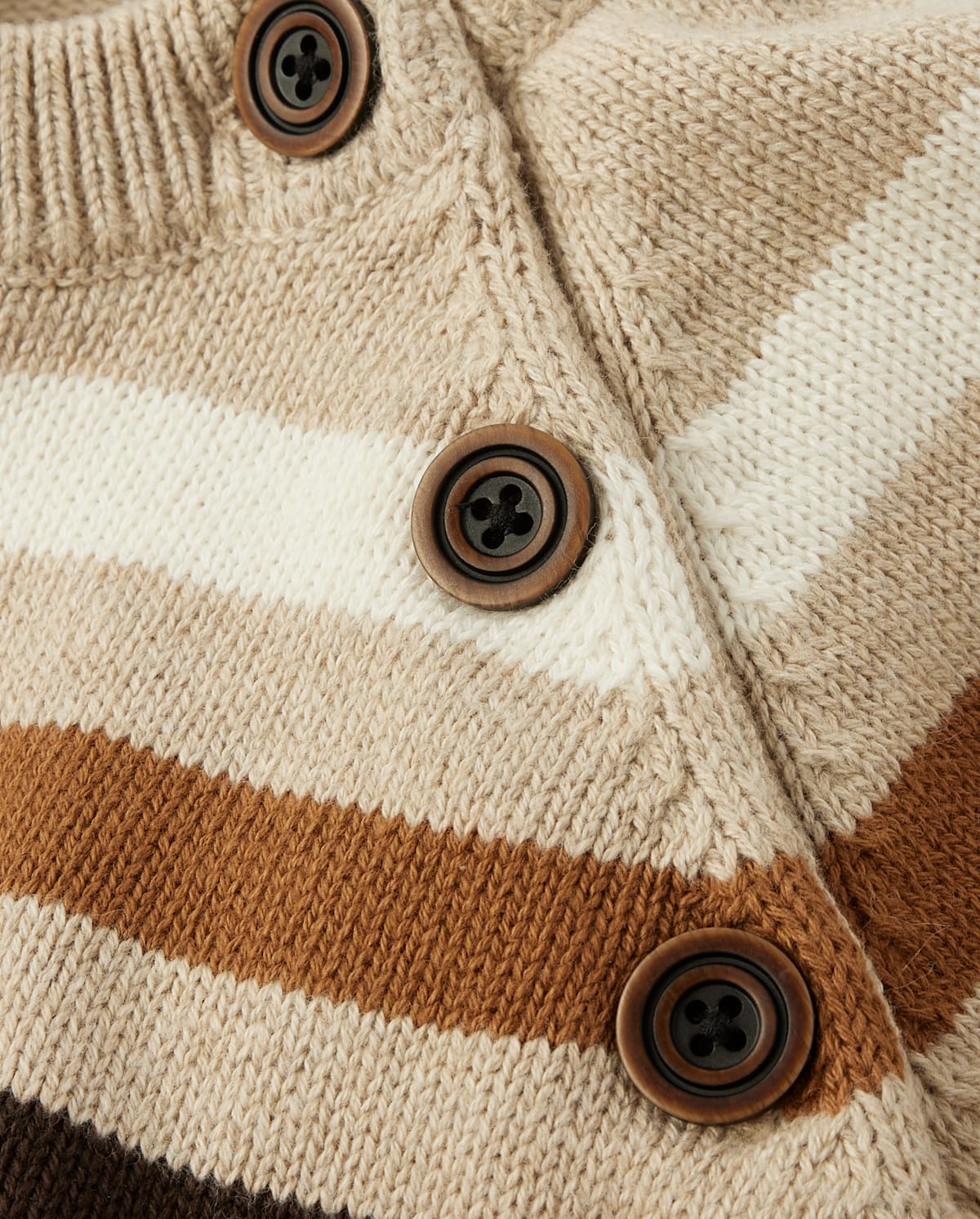 Детские свитеры Gymboree Boys Striped Button Sweater - Country Charm