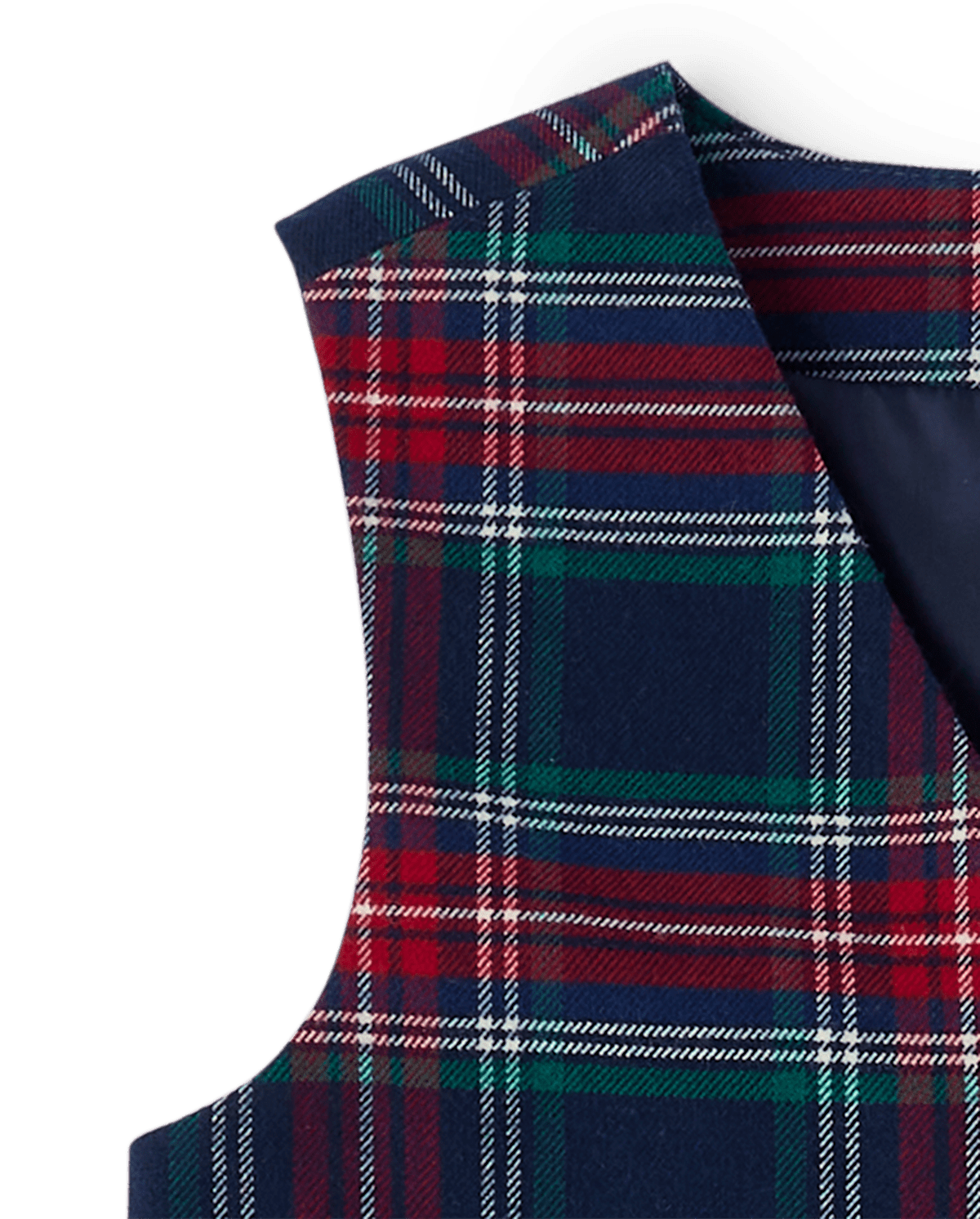 Детские жилеты Gymboree Boys Plaid Suit Vest - Royal Christmas — фото 4