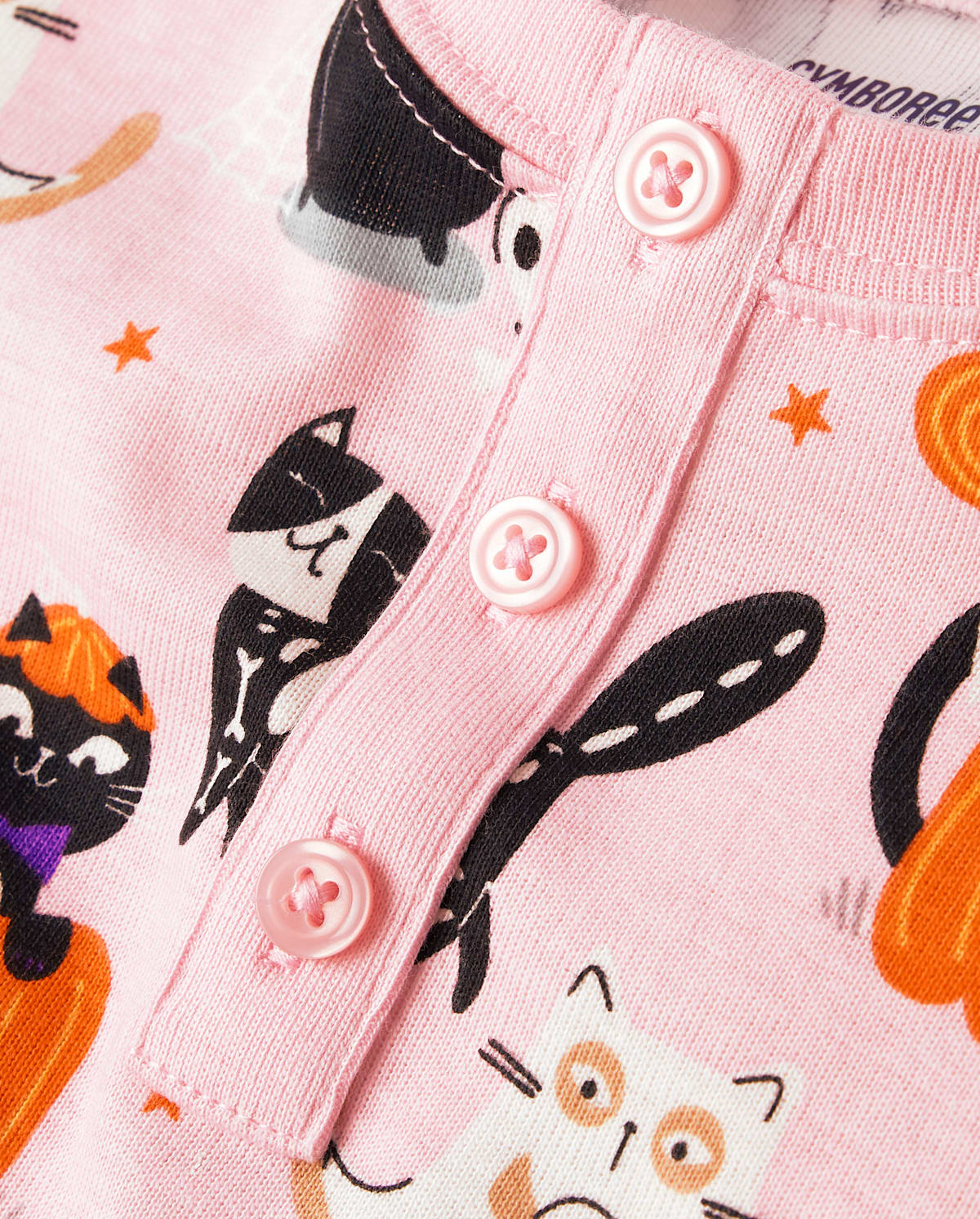 Gymboree Girls Halloween Henley Snug Fit Cotton Pajamas — фото 2
