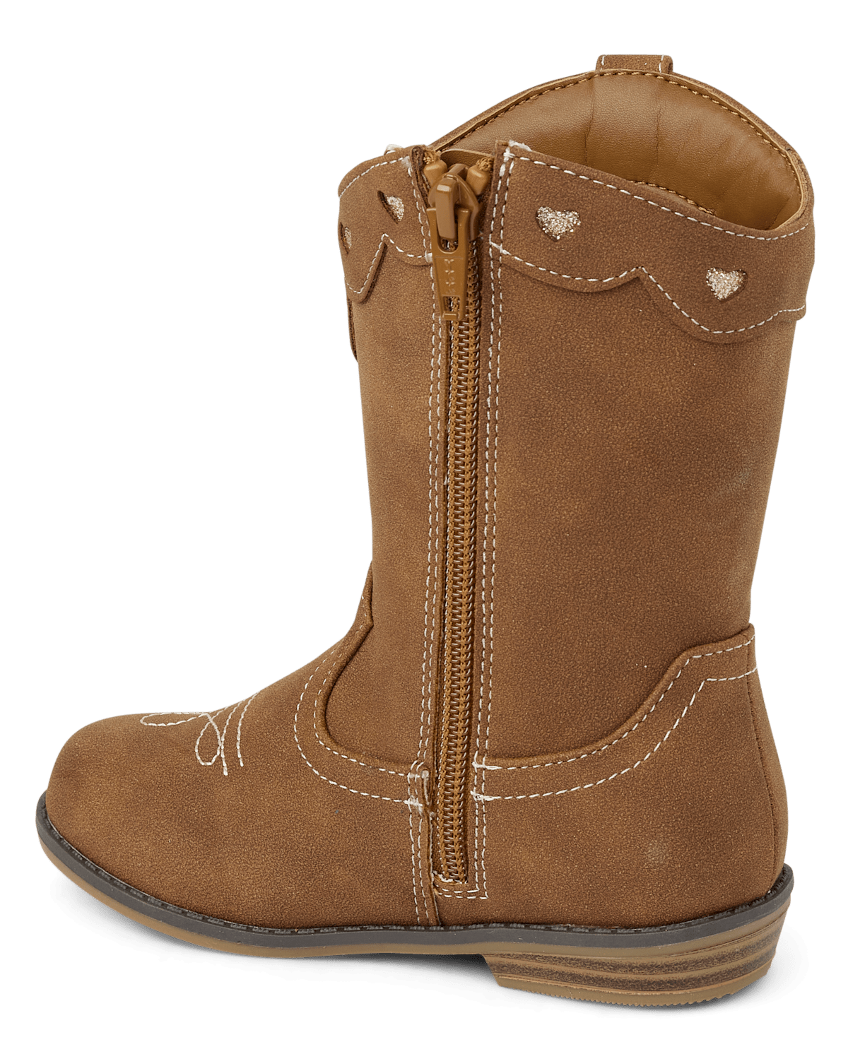 Детские ботинки Gymboree Girls Glitter Heart Cowgirl Boots - Little Essentials — фото 2