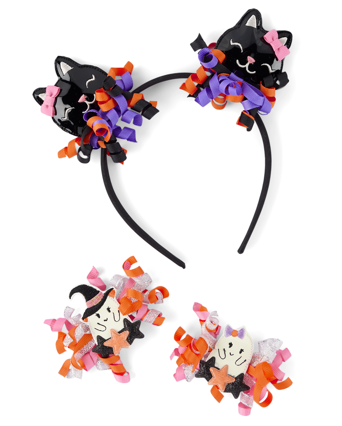 Детские аксессуары Gymboree Girls Halloween 3-Piece Hair Set - Halloween