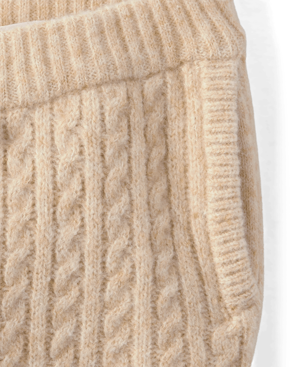 Детские брюки Gymboree Girls Cable Knit Jogger Pants - Tiny Dancer — фото 2