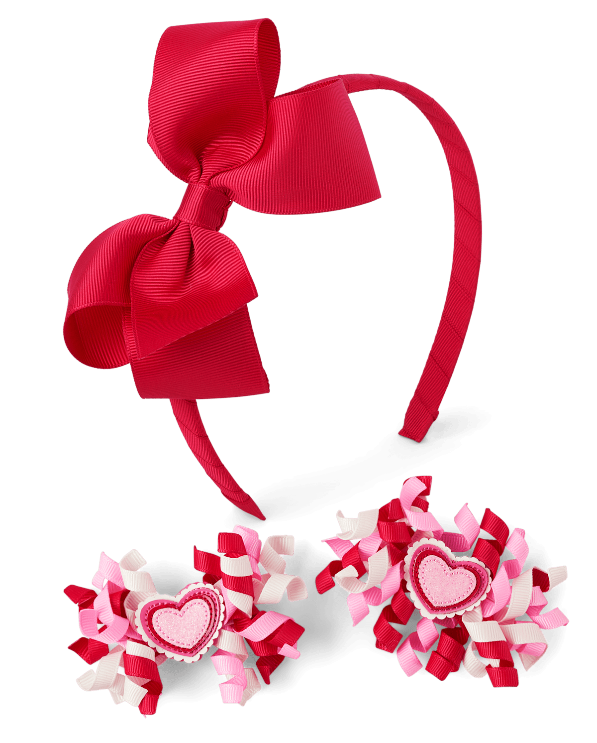 Детские аксессуары Gymboree Girls 3-Piece Hair Set - Mini Valentine