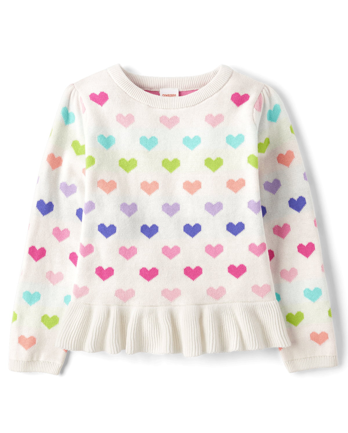 Детские свитеры Gymboree Girls Heart Peplum Sweater - Dino Friends