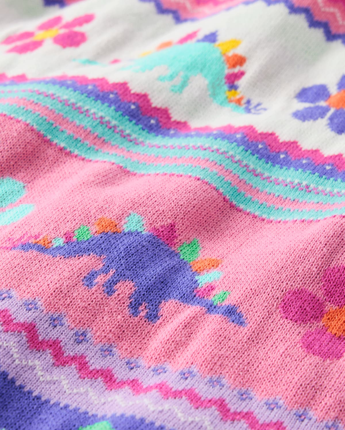 Детские платья Gymboree Girls Dino Fairisle Sweater Dress - Dino Friends — фото 2