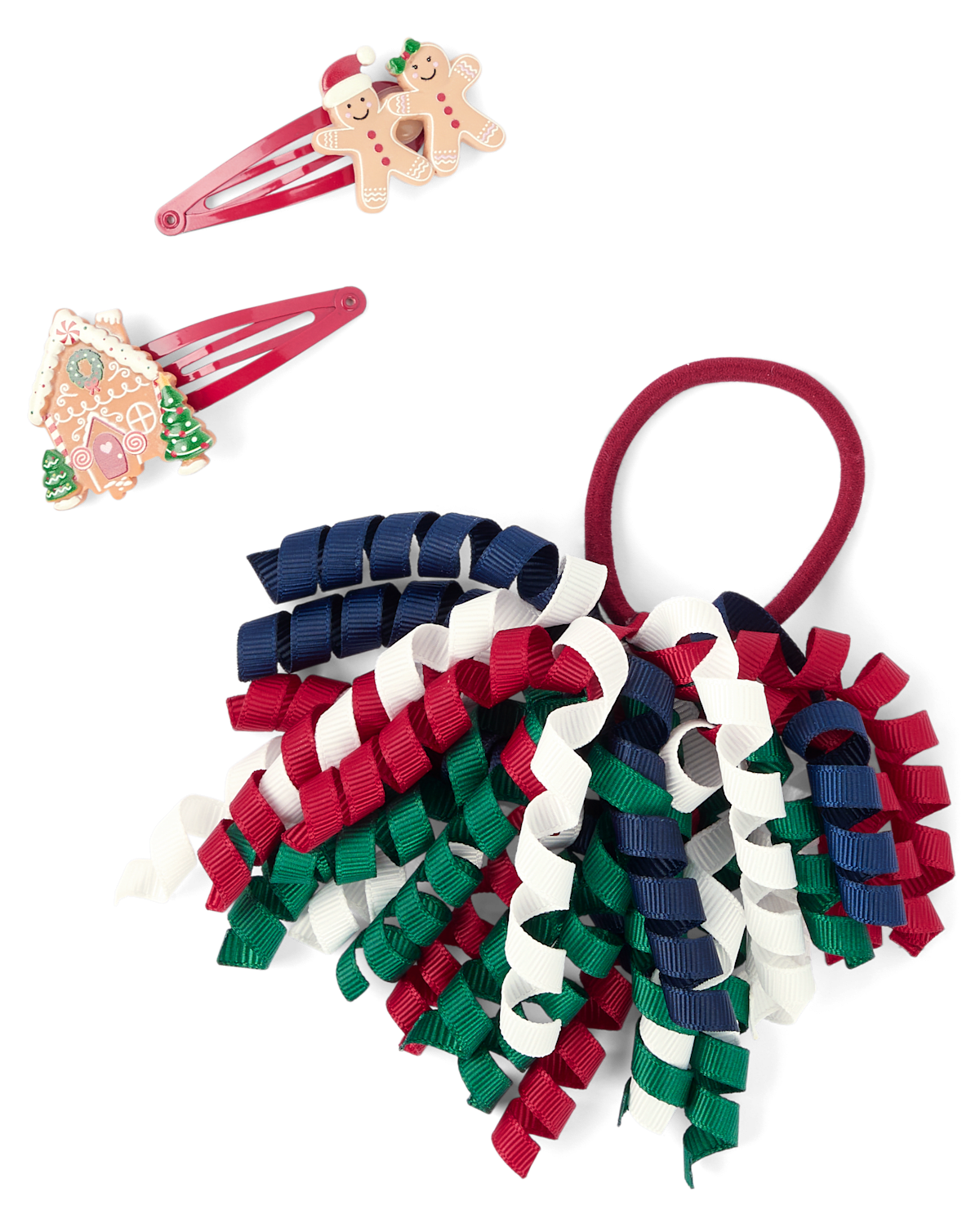 Детские аксессуары Gymboree Girls 3-Piece Hair Set - Holiday Express