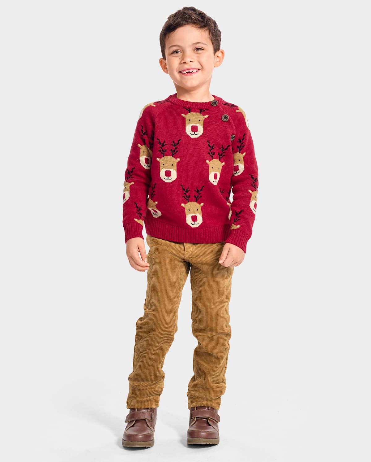 Детские свитеры Gymboree Boys Reindeer Sweater - Holiday Express — фото 2