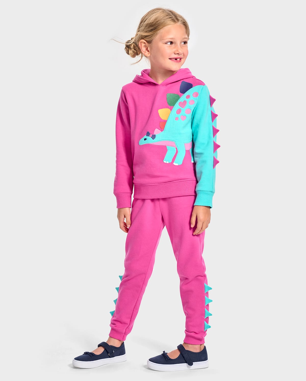 Детские худи Gymboree Girls Dino Fleece - Dino Friends — фото 3