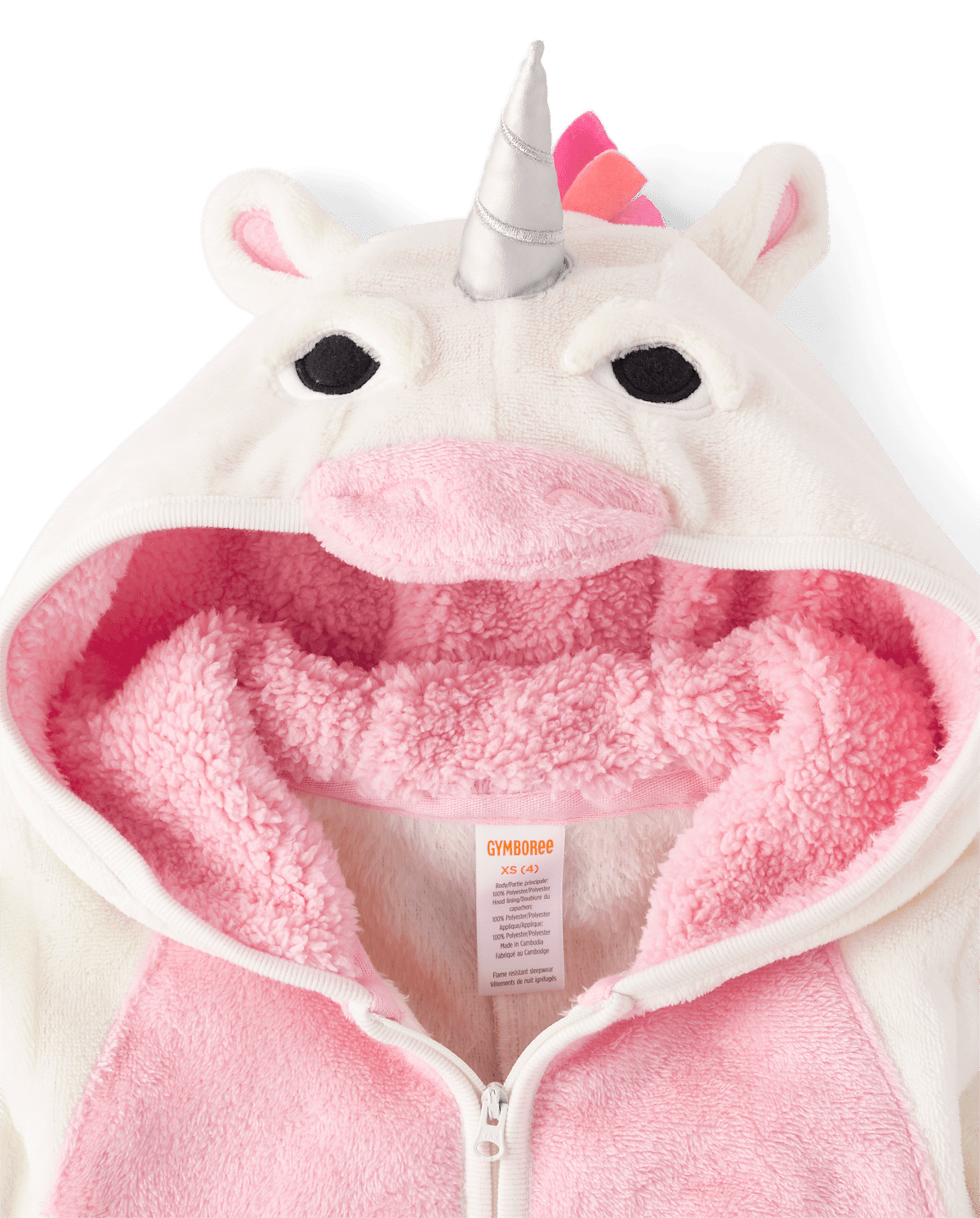 Gymboree Girls Unicorn One-Piece Pajamas - Gymmies — фото 3
