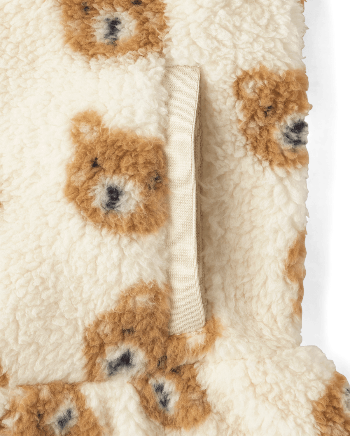 Детские свитеры Gymboree Girls Bear Sherpa Half Zip Pullover - Little Essentials