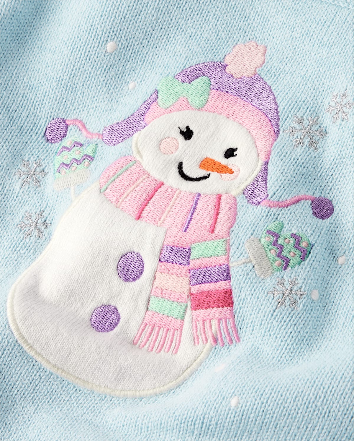 Детские свитеры Gymboree Girls Snowman Sweater - Little Snowflake